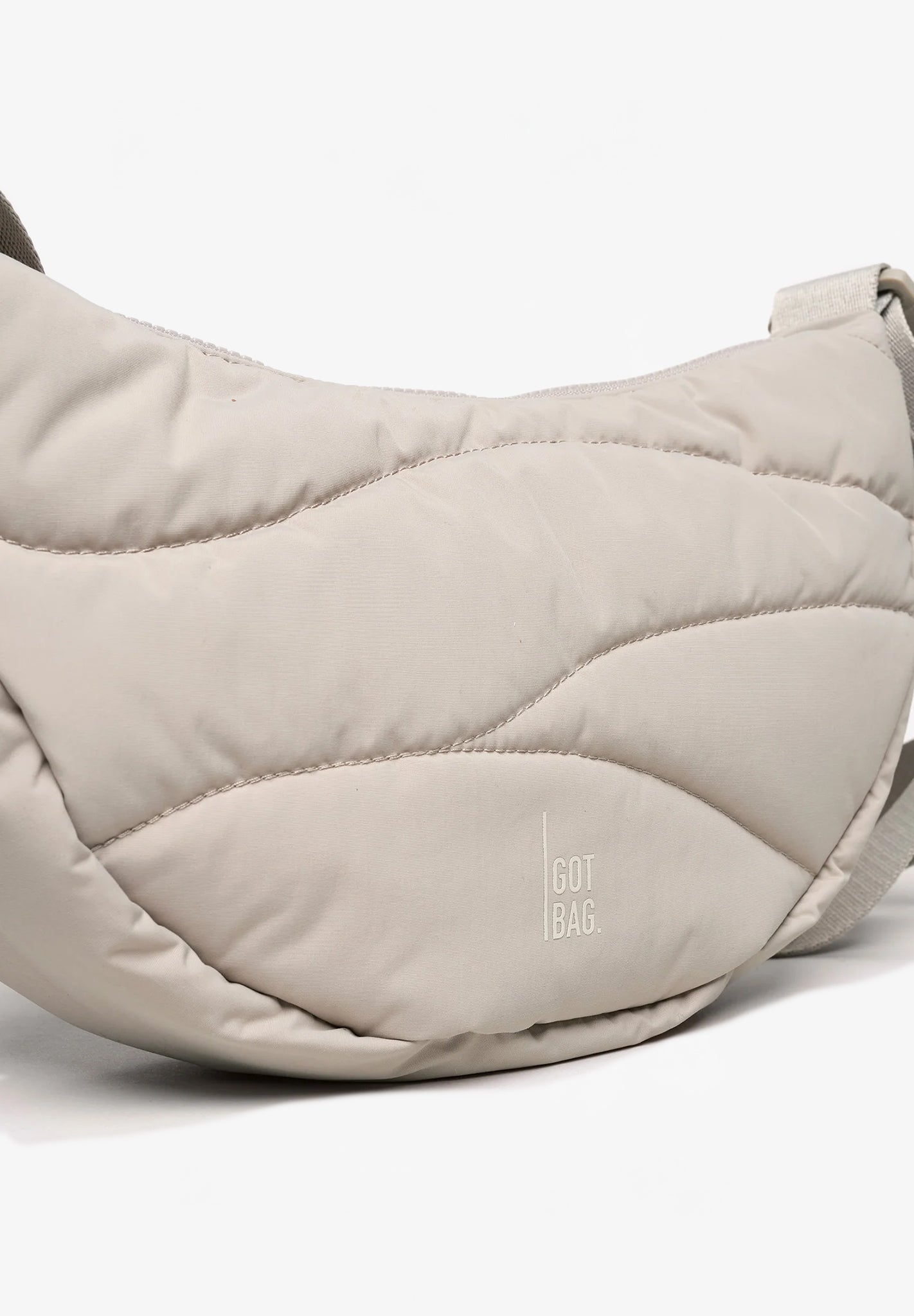 GOT BAG - Wavy Puffer Moon Bag Small - Scallop Monochrome - BACKYARD