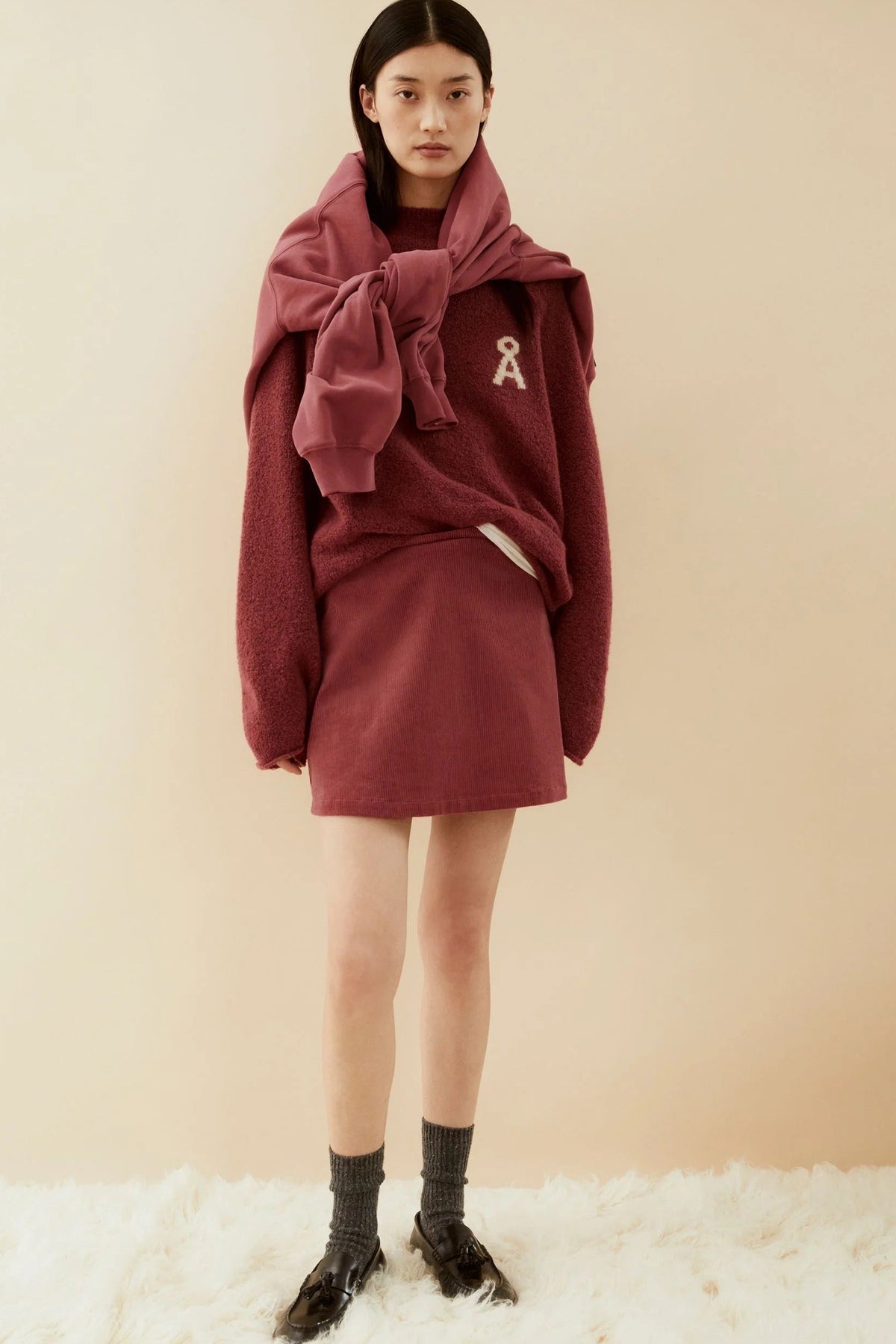 Corduroy Mini Skirt