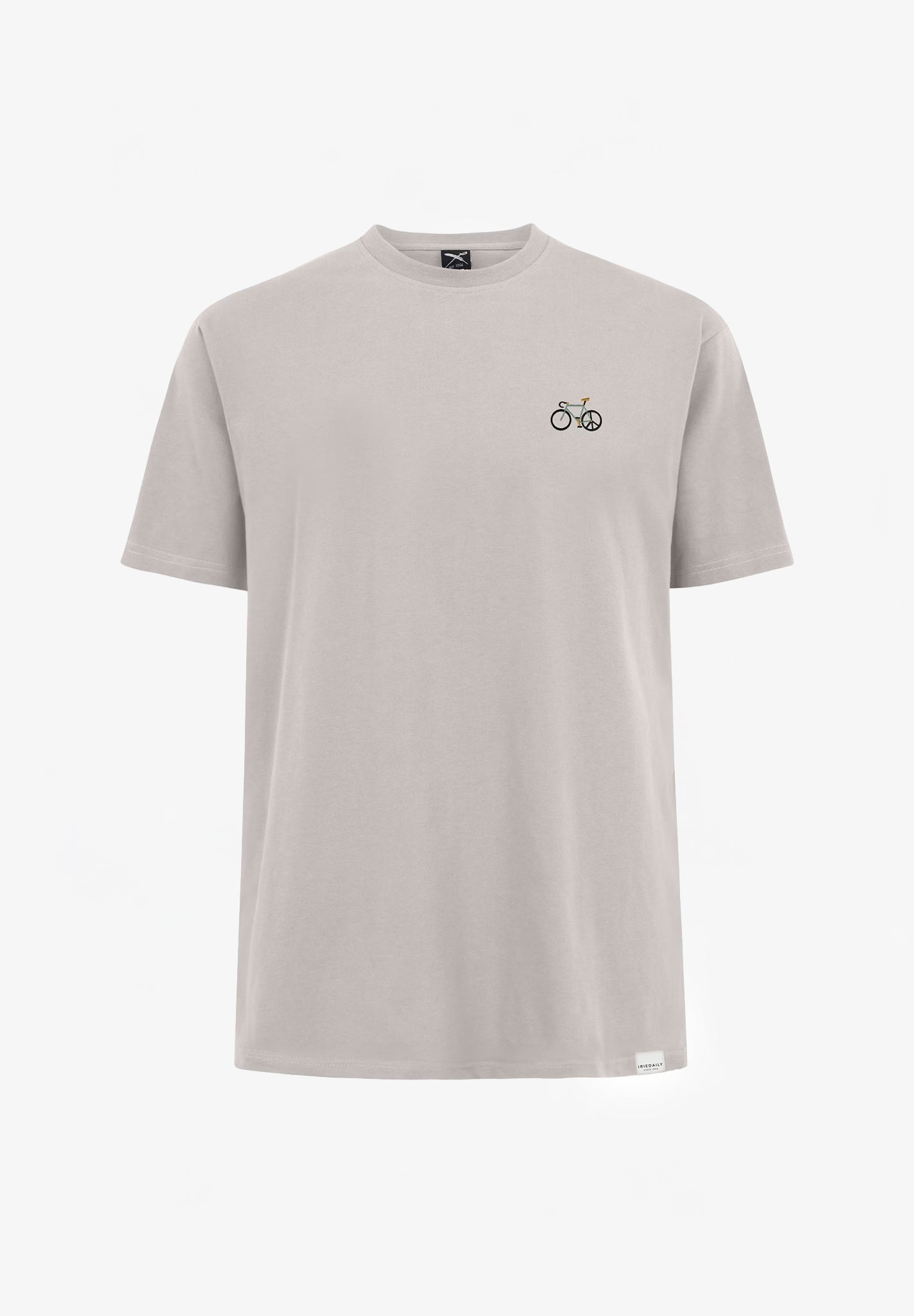 IRIEDAILY - Peaceride Emb Tee - Cloud Grey - BACKYARD