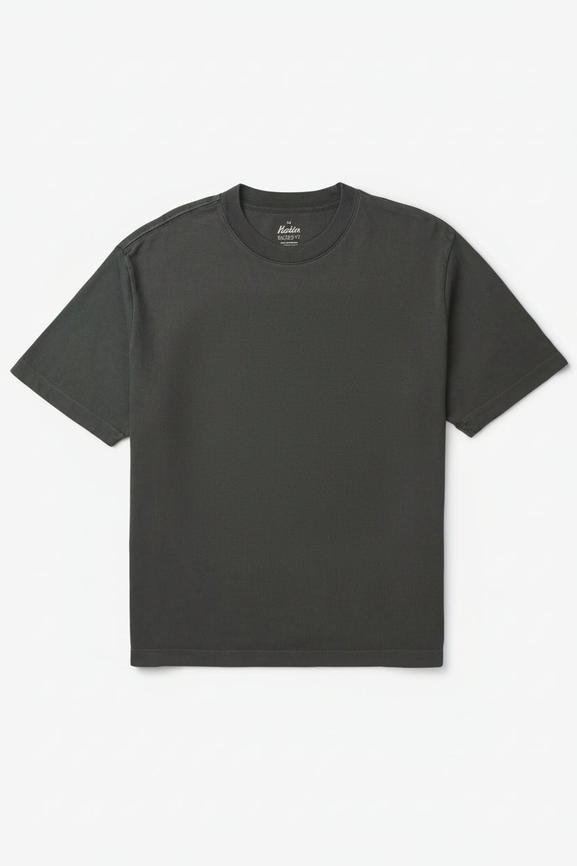 KATIN-Box Fit Tee-Black Vintage Wash-BACKYARD
