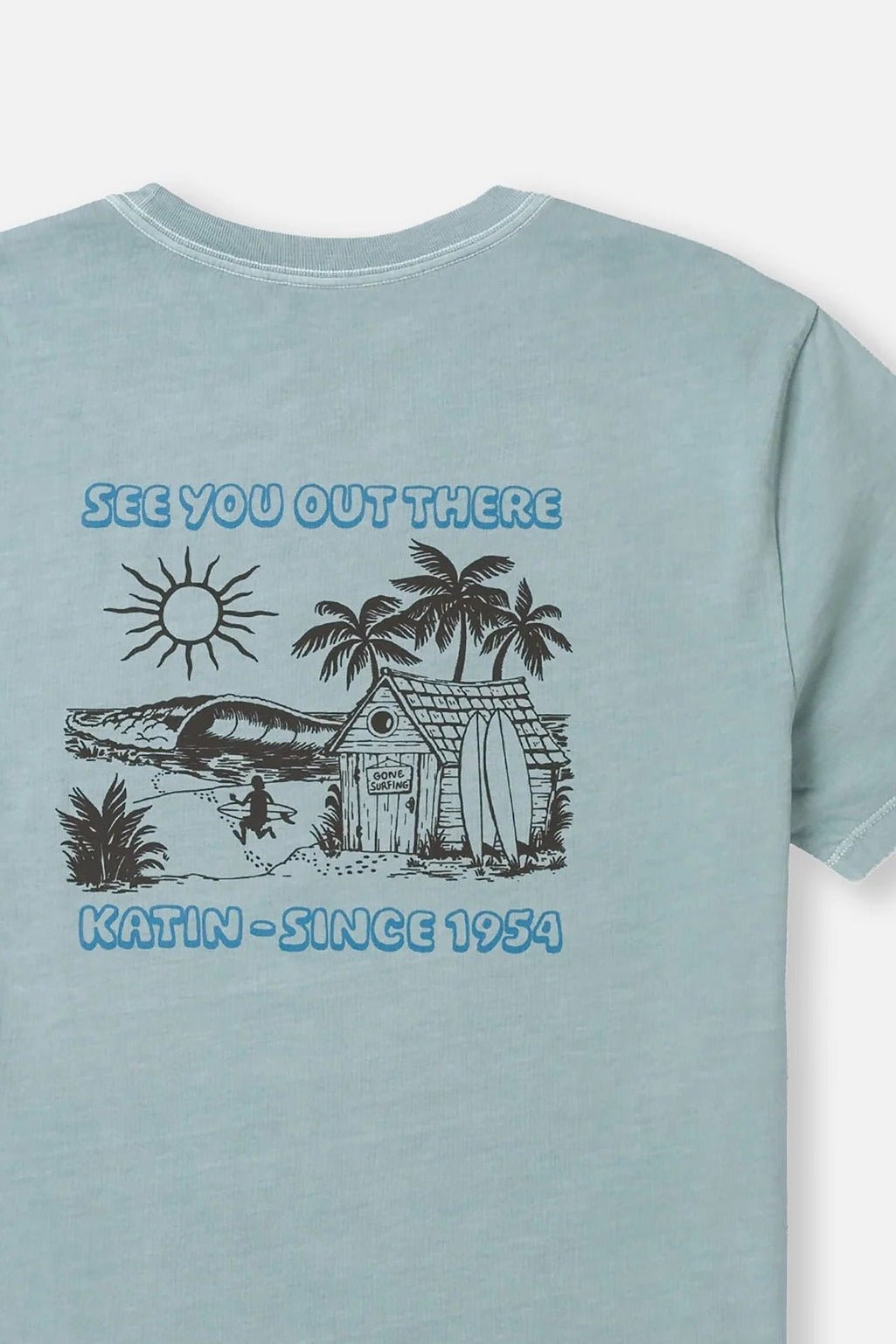 KATIN - Shacked Tee - Air Force Blue - BACKYARD