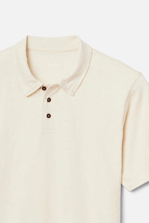 KATIN - Slub Polo - Vintage White - BACKYARD