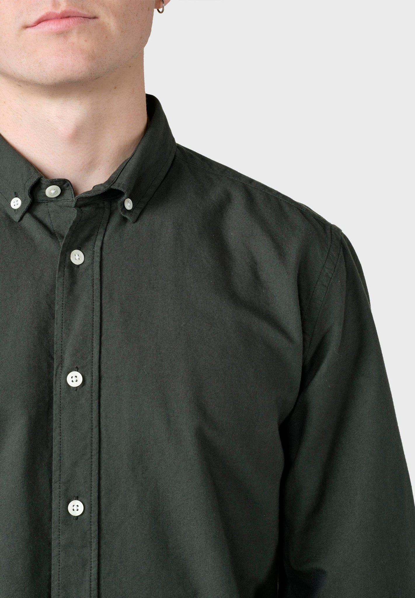 KLITMOLLER COLLECTIVE - Basic Shirt - Olive - BACKYARD