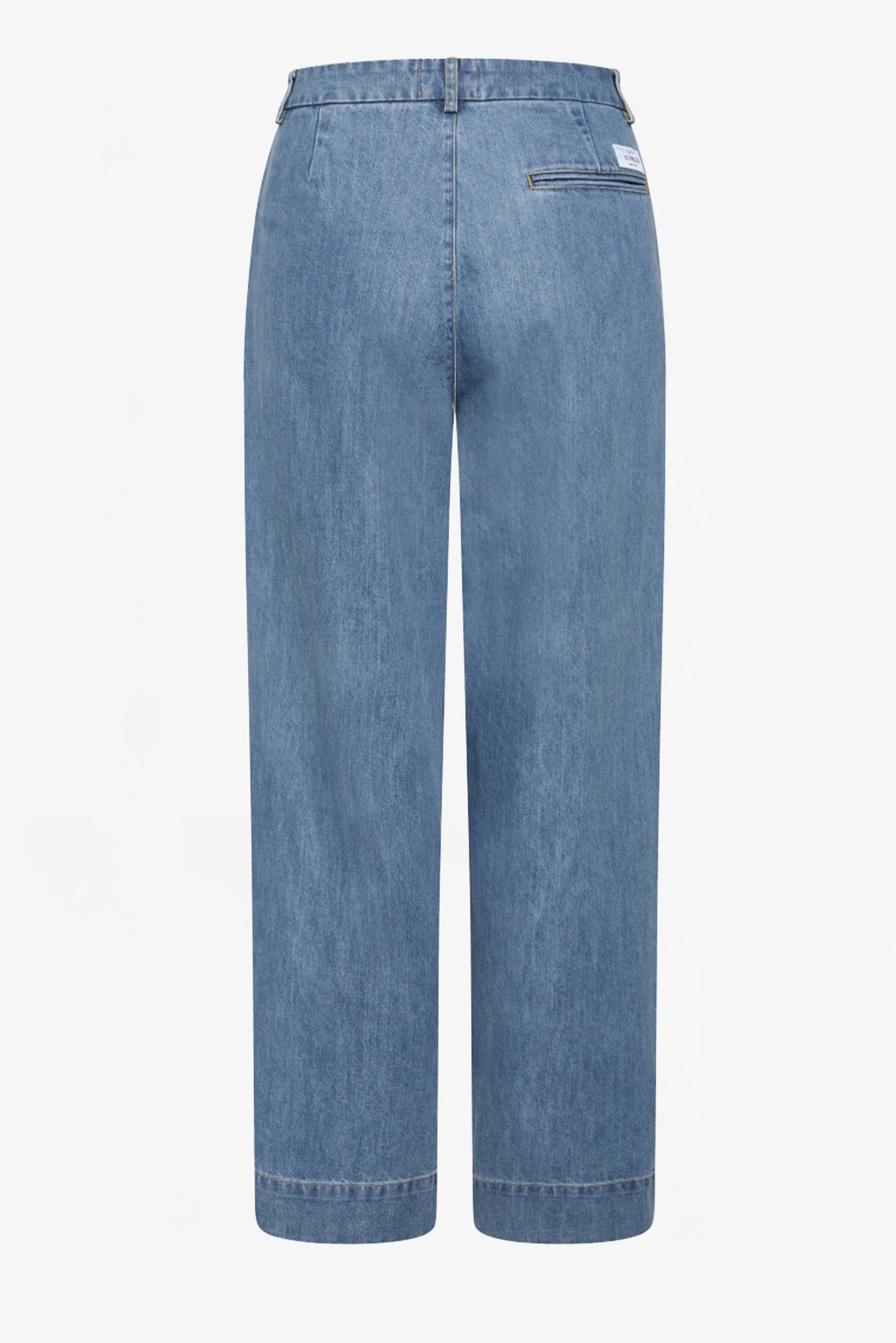 KLITMOLLER COLLECTIVE - Lydia Denim Pants - Light Blue Stonewash - BACKYARD