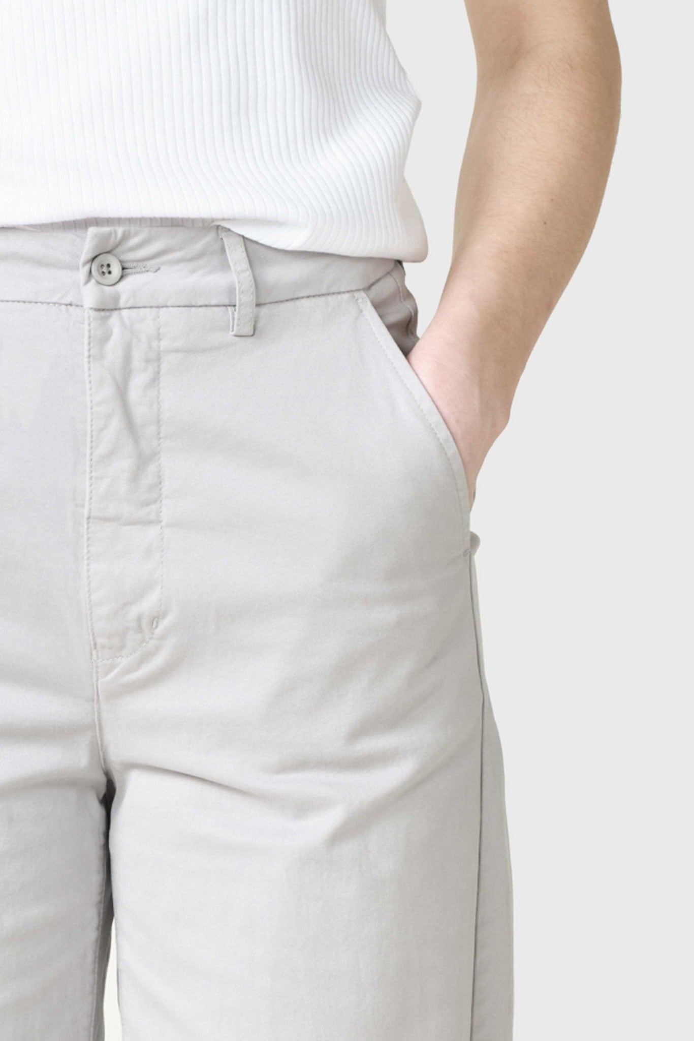 KLITMOLLER COLLECTIVE - Lydia Pants - Pastel Grey - BACKYARD