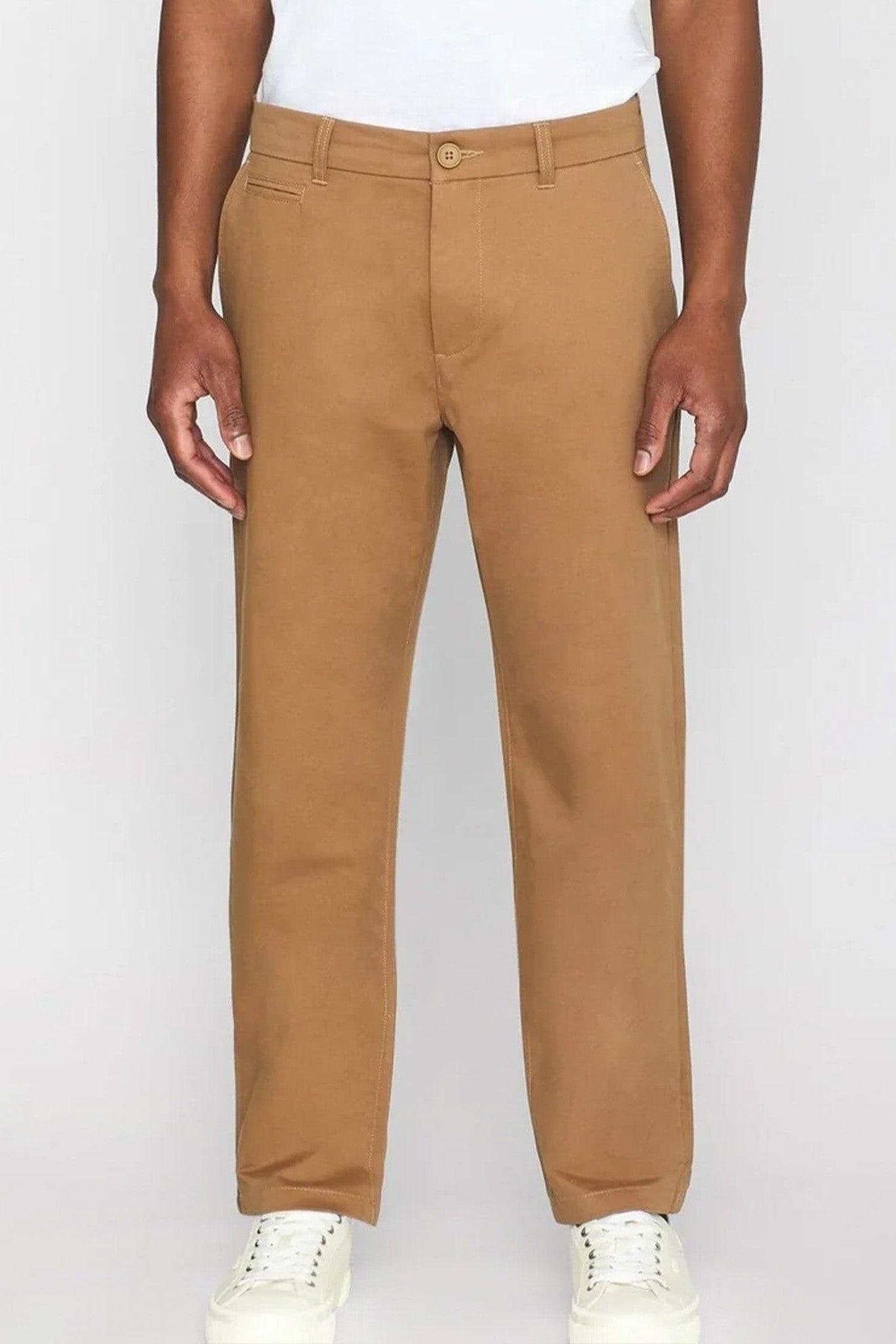 KNOWLEDGE COTTON - Chuck Regular Chino Twill Pants - Tuffet - BACKYARD