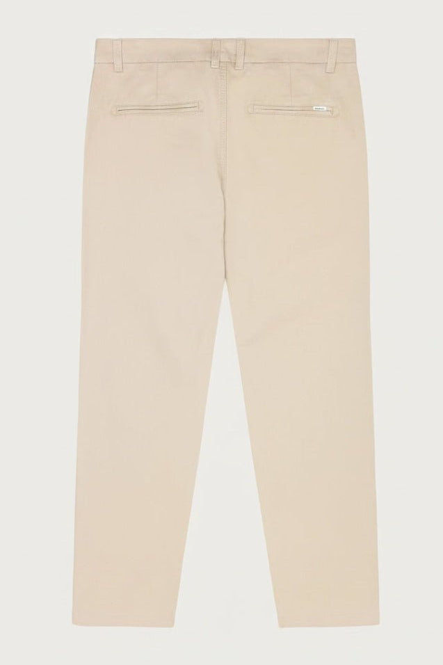 KNOWLEDGE COTTON-Chuck Regular Chino Twill Pants-Light Feather Gray-BACKYARD