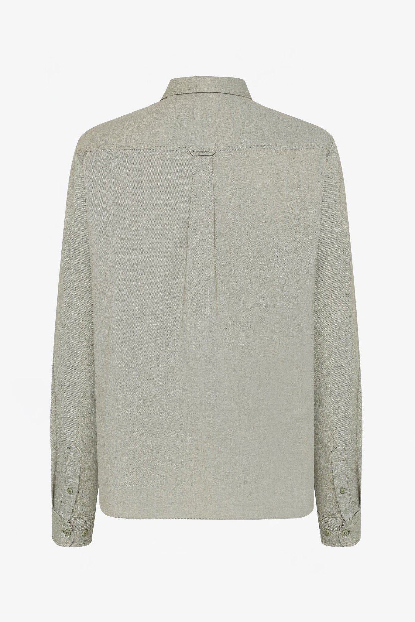 KNOWLEDGE COTTON - Regular Fit Light Twill Shirt - Burned Olive - BACKYARD