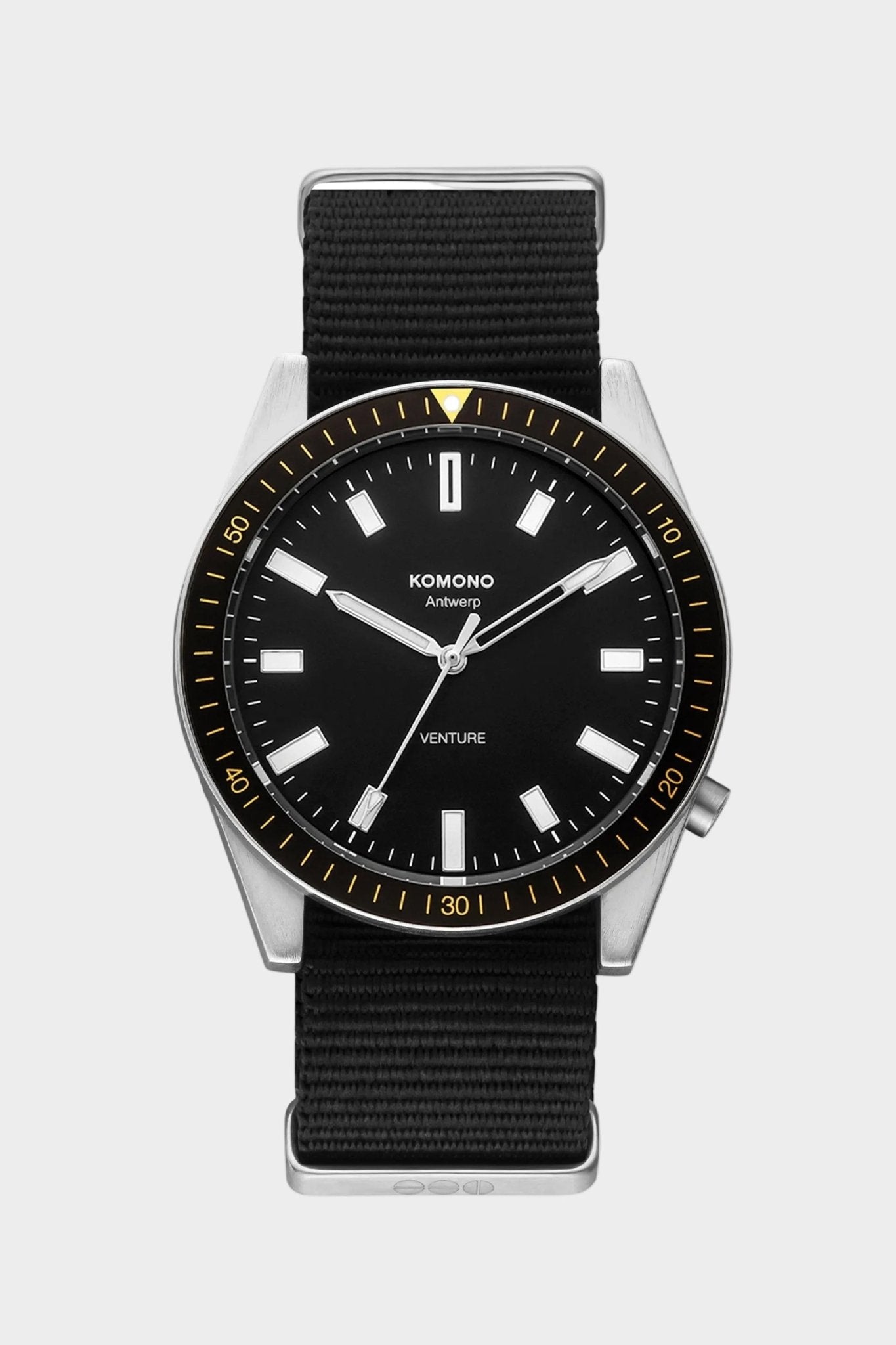 KOMONO-Ray Venture-Nato Silver Black-BACKYARD