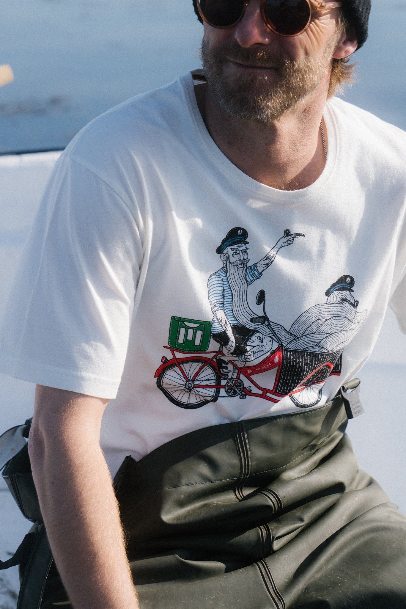 LAKOR - Cargo Mopet T-Shirt - Starwhite - BACKYARD