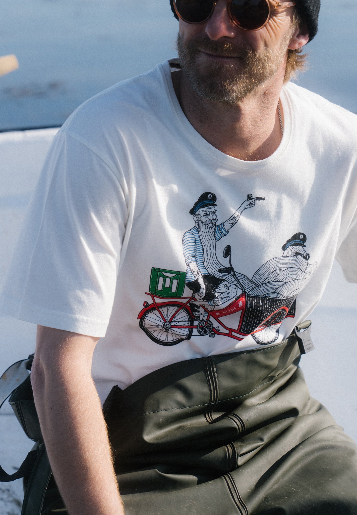 LAKOR - Cargo Mopet T-Shirt - Starwhite - BACKYARD