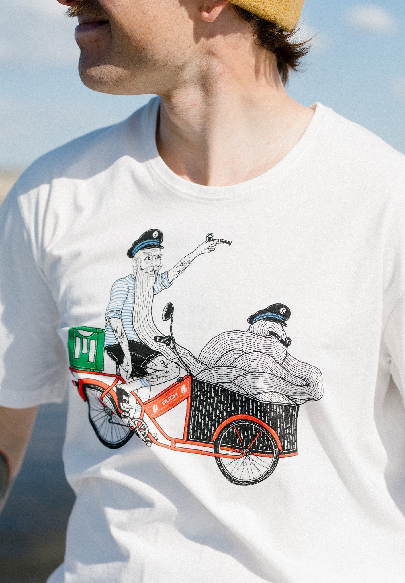 LAKOR - Cargo Mopet T-Shirt - Starwhite - BACKYARD