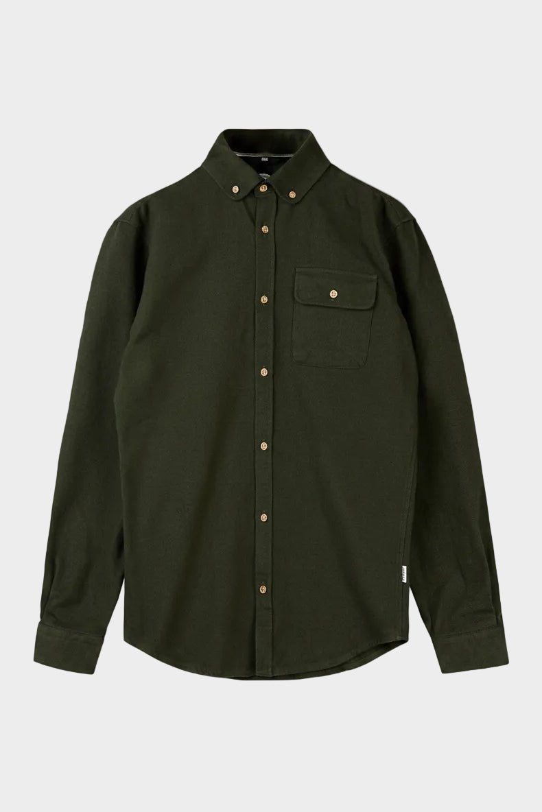 LAKOR-Moss Shirt-Riffle Green-BACKYARD