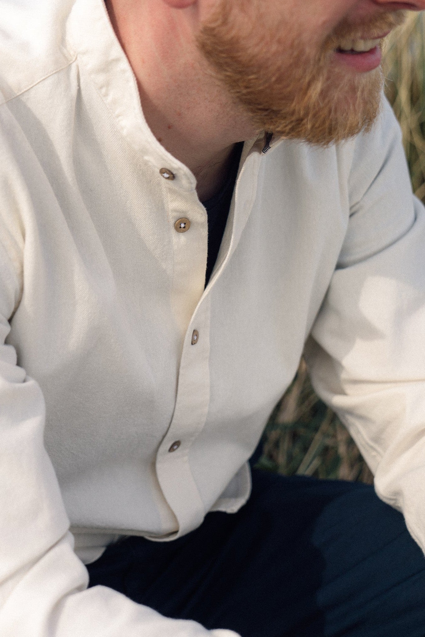 LAKOR - Plain Dal Shirt - Starwhite - BACKYARD