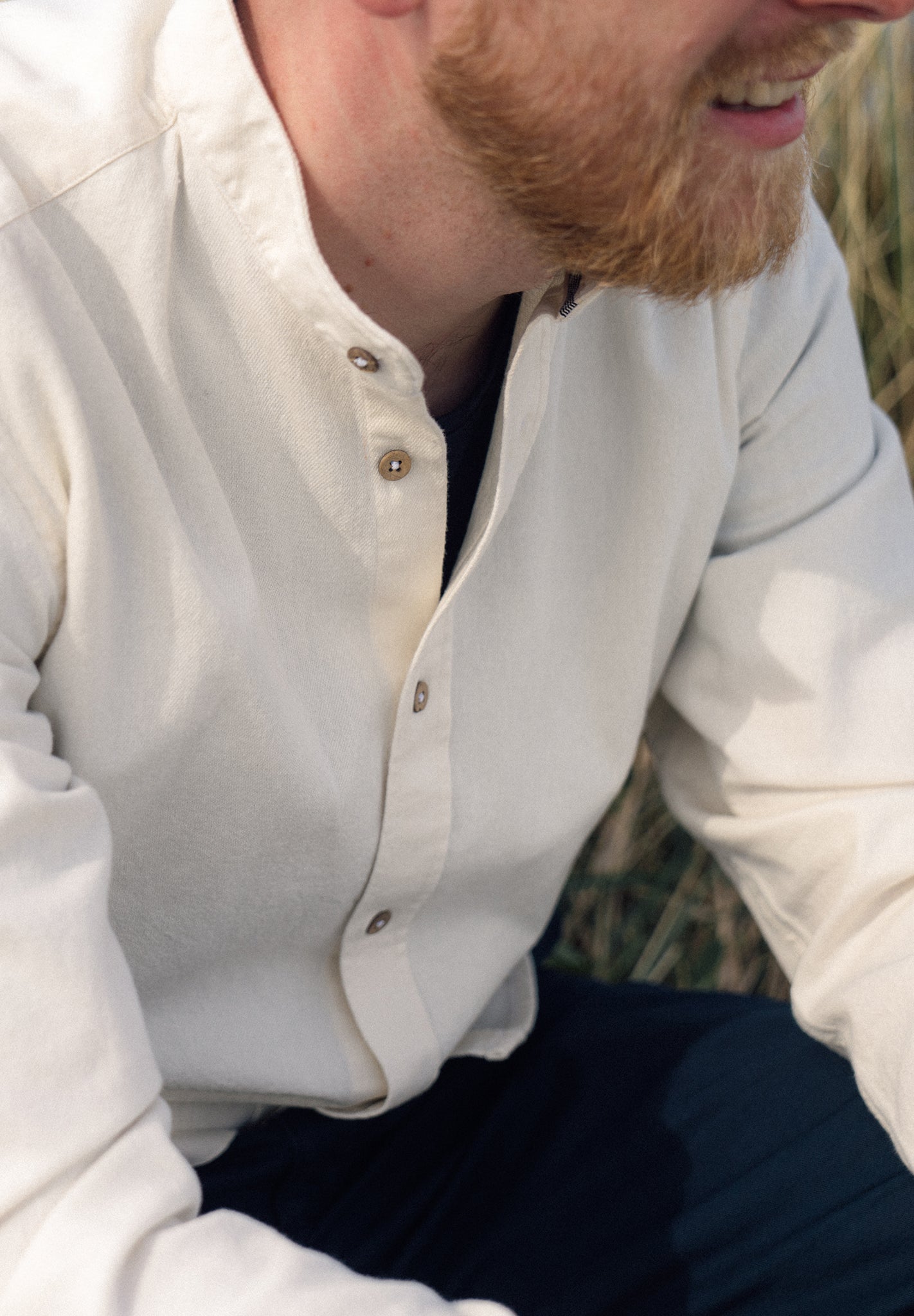 LAKOR - Plain Dal Shirt - Starwhite - BACKYARD