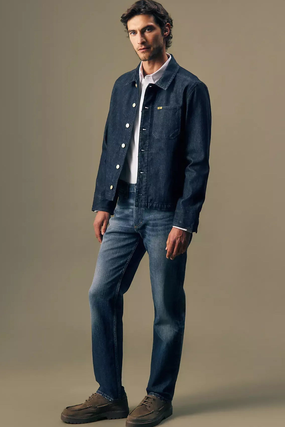 Gold Regular Straight Jeans