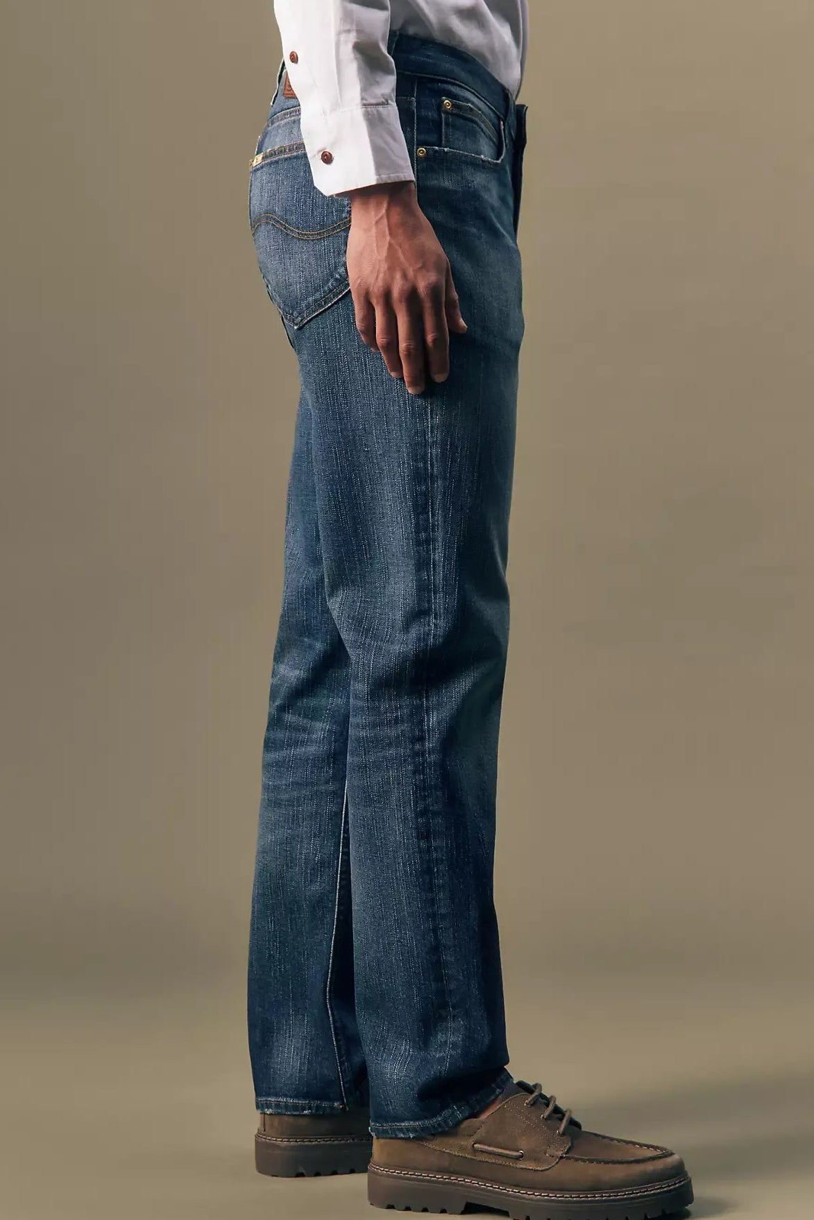 Gold Regular Straight Jeans