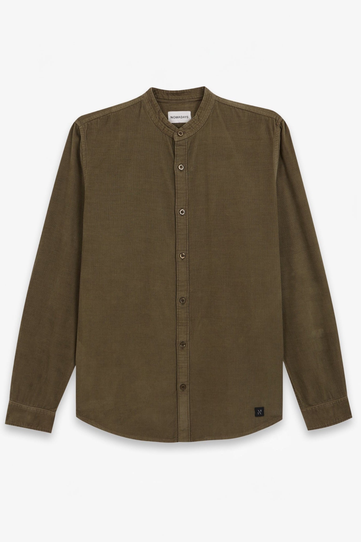 NOWADAYS - Garment Dyed Babycord Shirt - Kalamata - BACKYARD