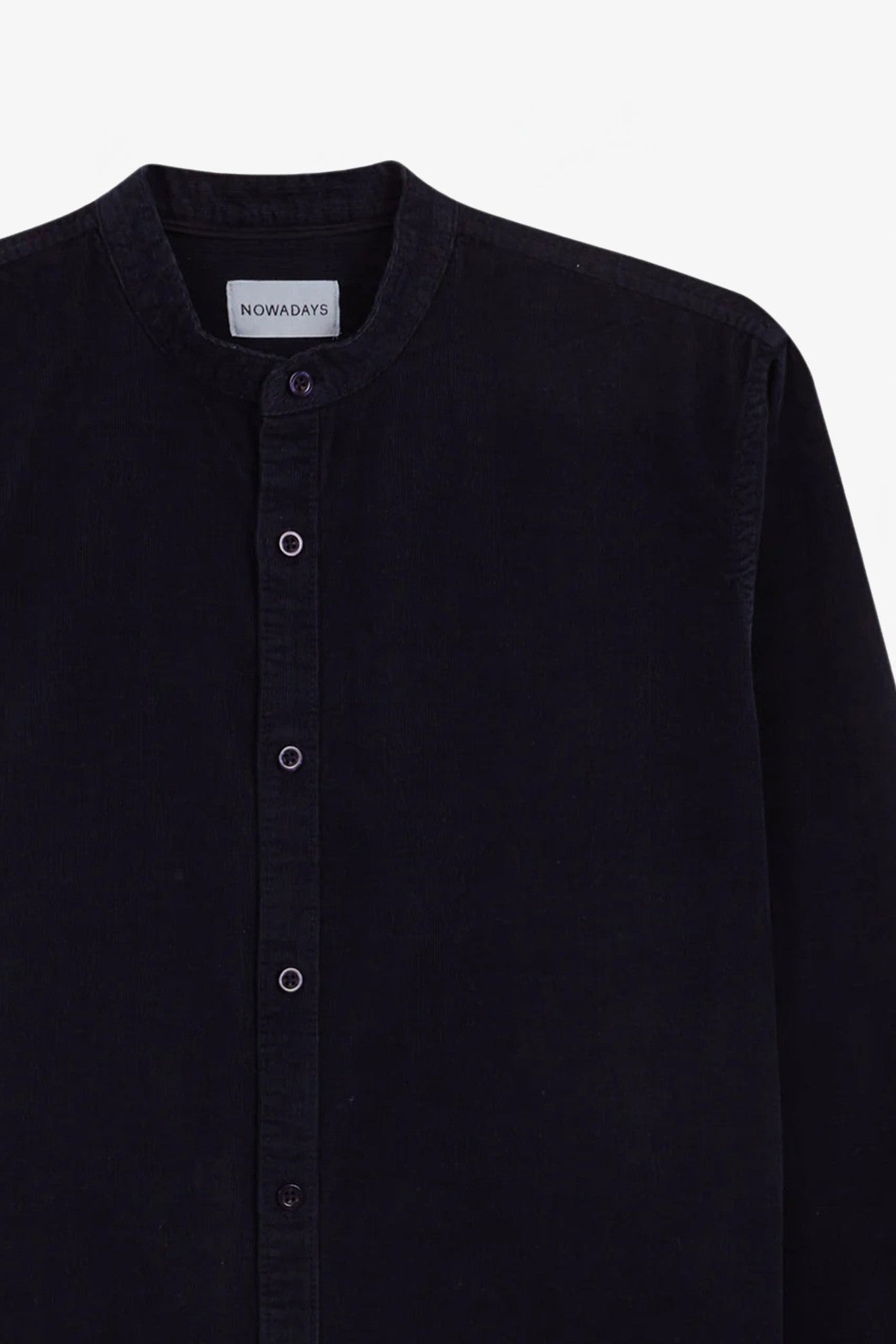 NOWADAYS - Garment Dyed Babycord Shirt - Sky Captain - BACKYARD