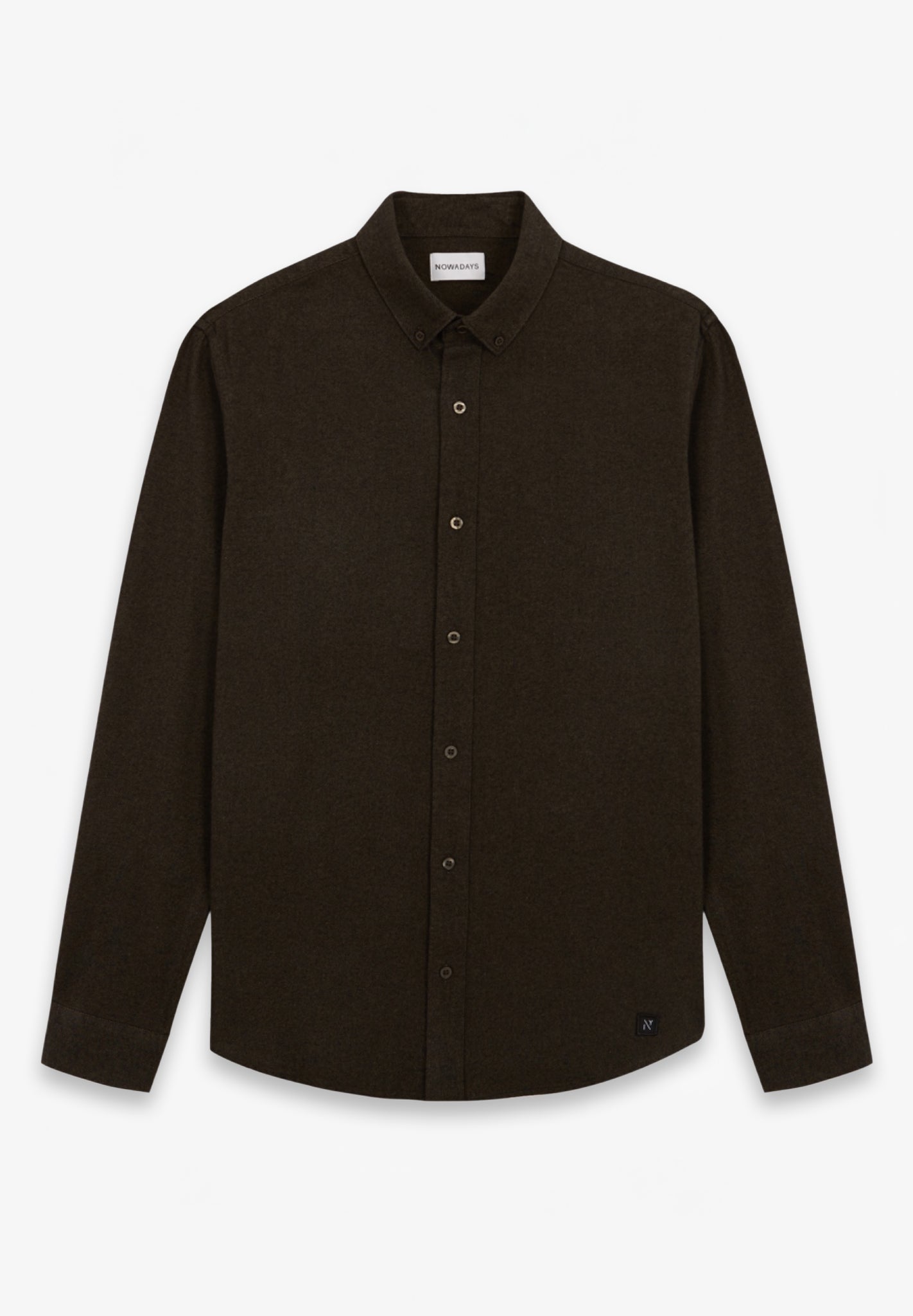 NOWADAYS - Modern Brushed Twill Shirt - Kalamata - BACKYARD