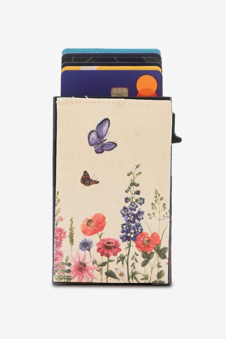 PAPRCUTS - RFID Alu Kartenetui - Blumenwiese - BACKYARD