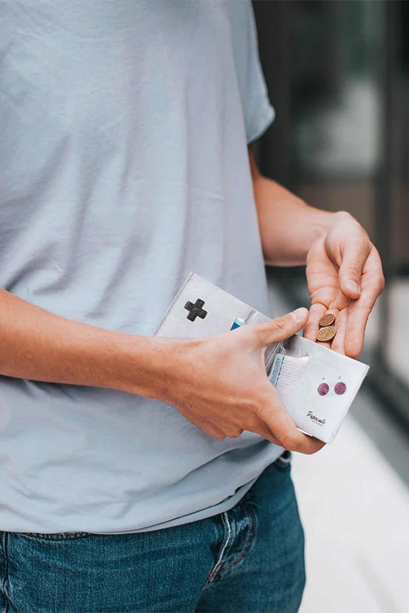 PAPRCUTS - RFID Portemonnaie - Game Boy - BACKYARD