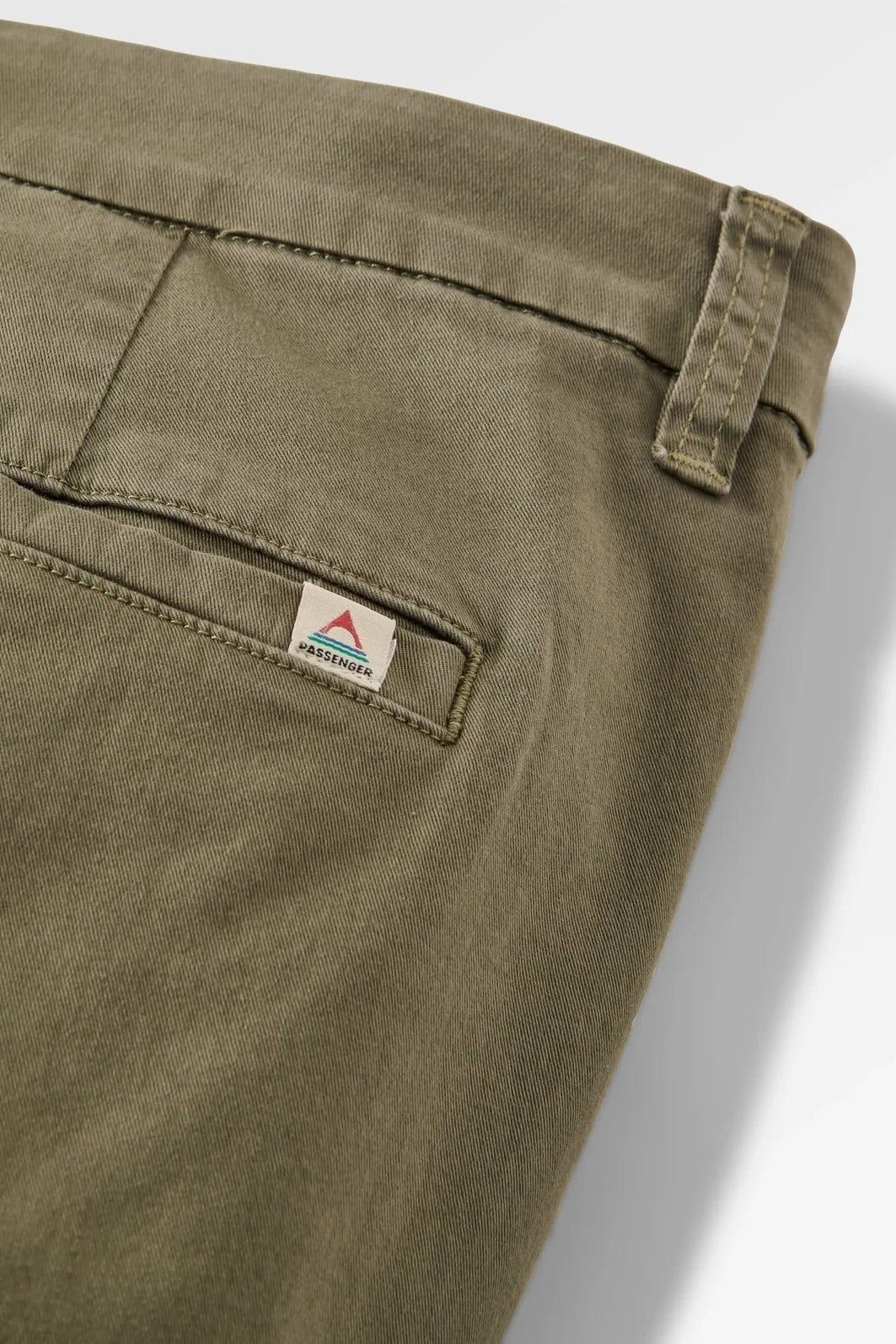 PASSENGER-365 Organic Cotton Trouser 2.0-Dusty Olive-BACKYARD