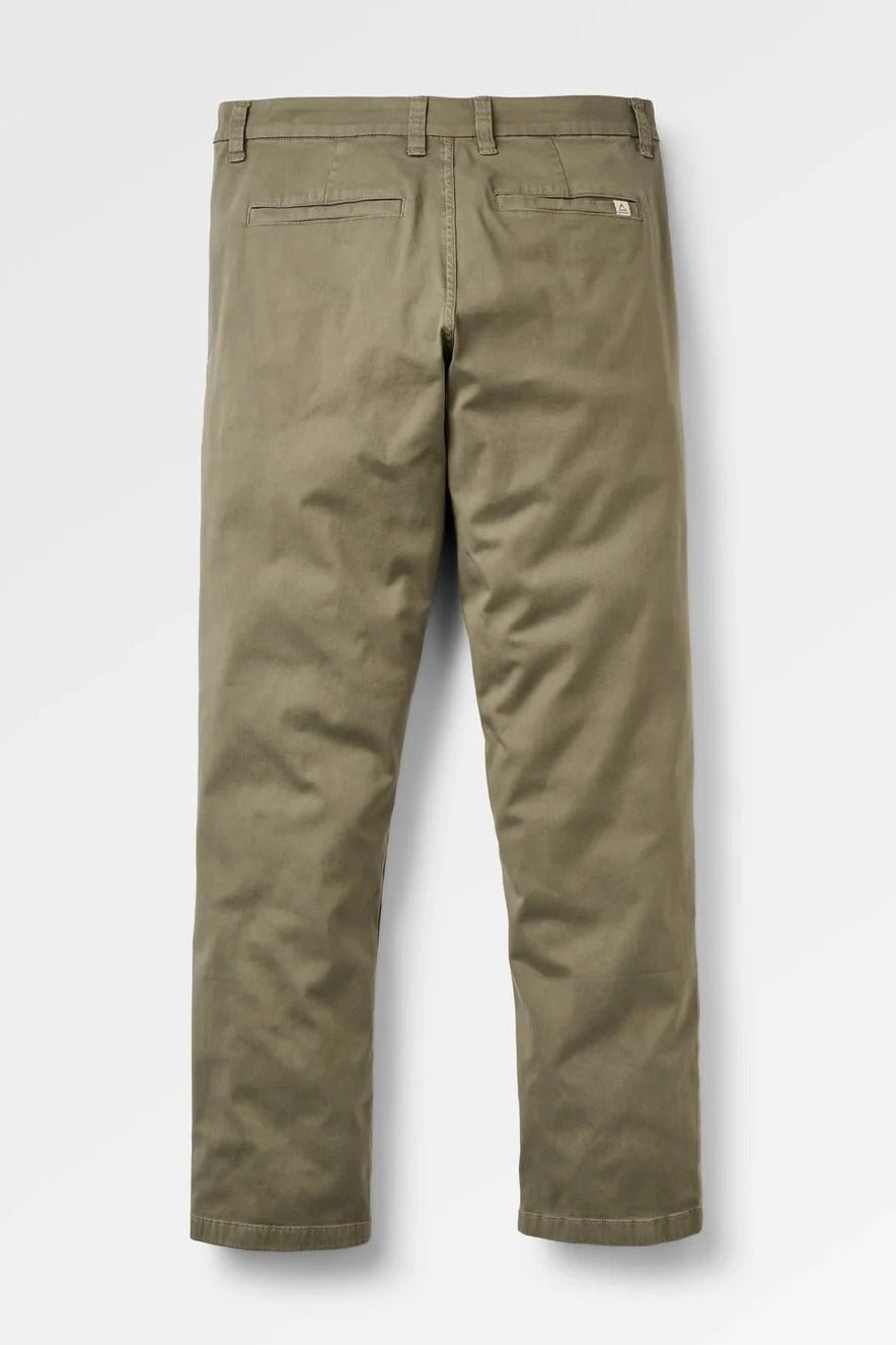 PASSENGER-365 Organic Cotton Trouser 2.0-Dusty Olive-BACKYARD