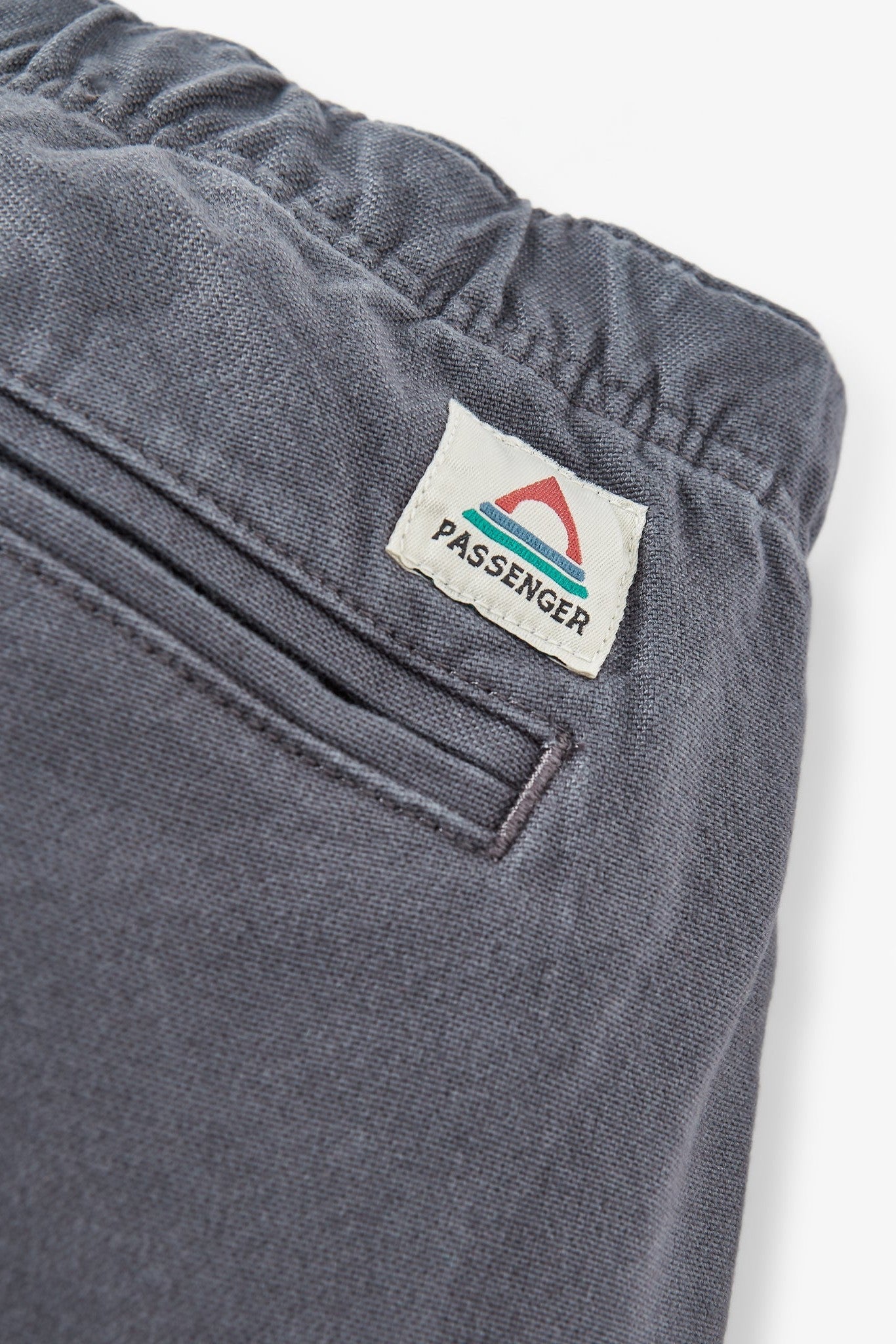 PASSENGER - Adventurer Organic Canvas Trouser - Charcoal - BACKYARD