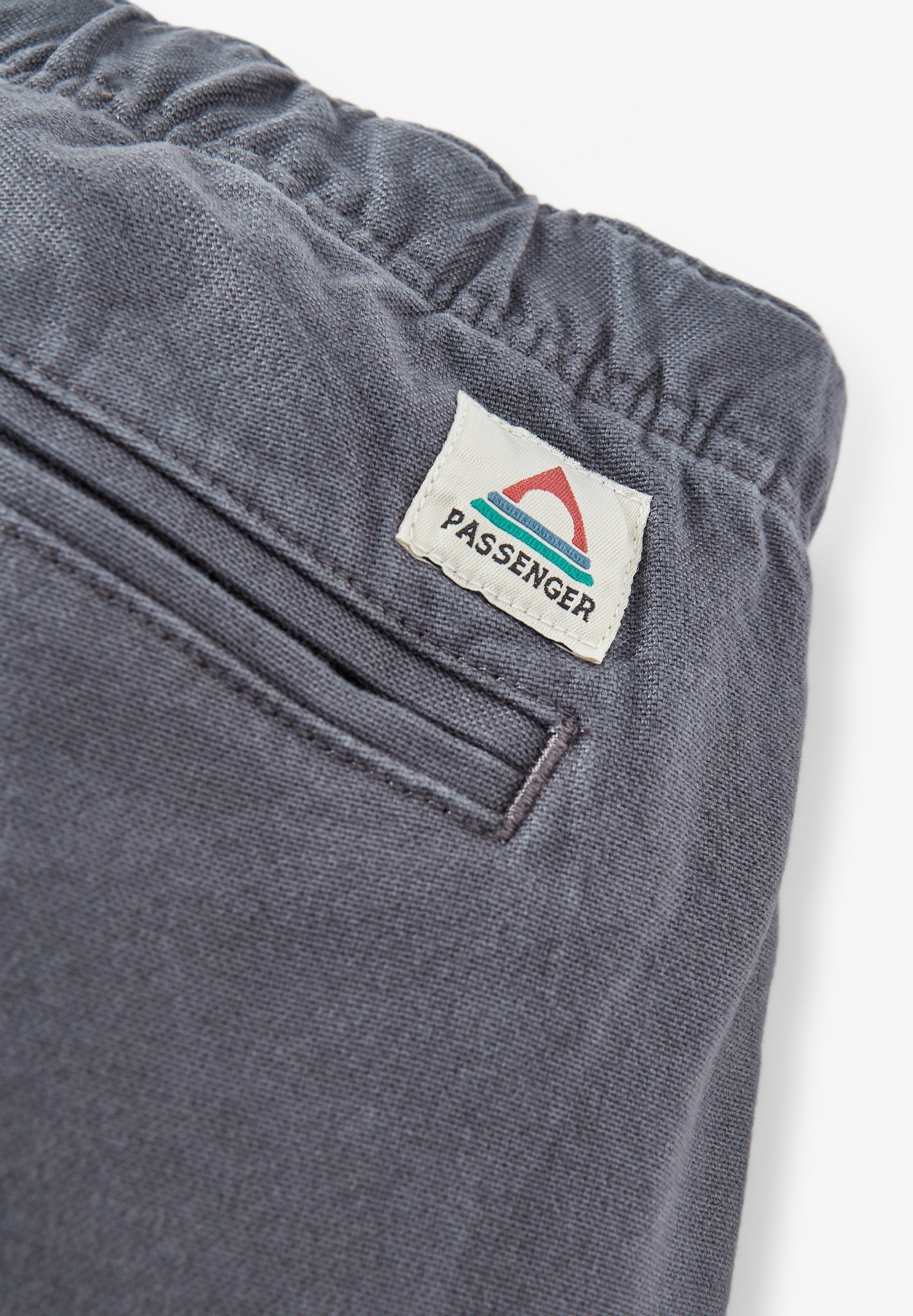 PASSENGER - Adventurer Organic Canvas Trouser - Charcoal - BACKYARD