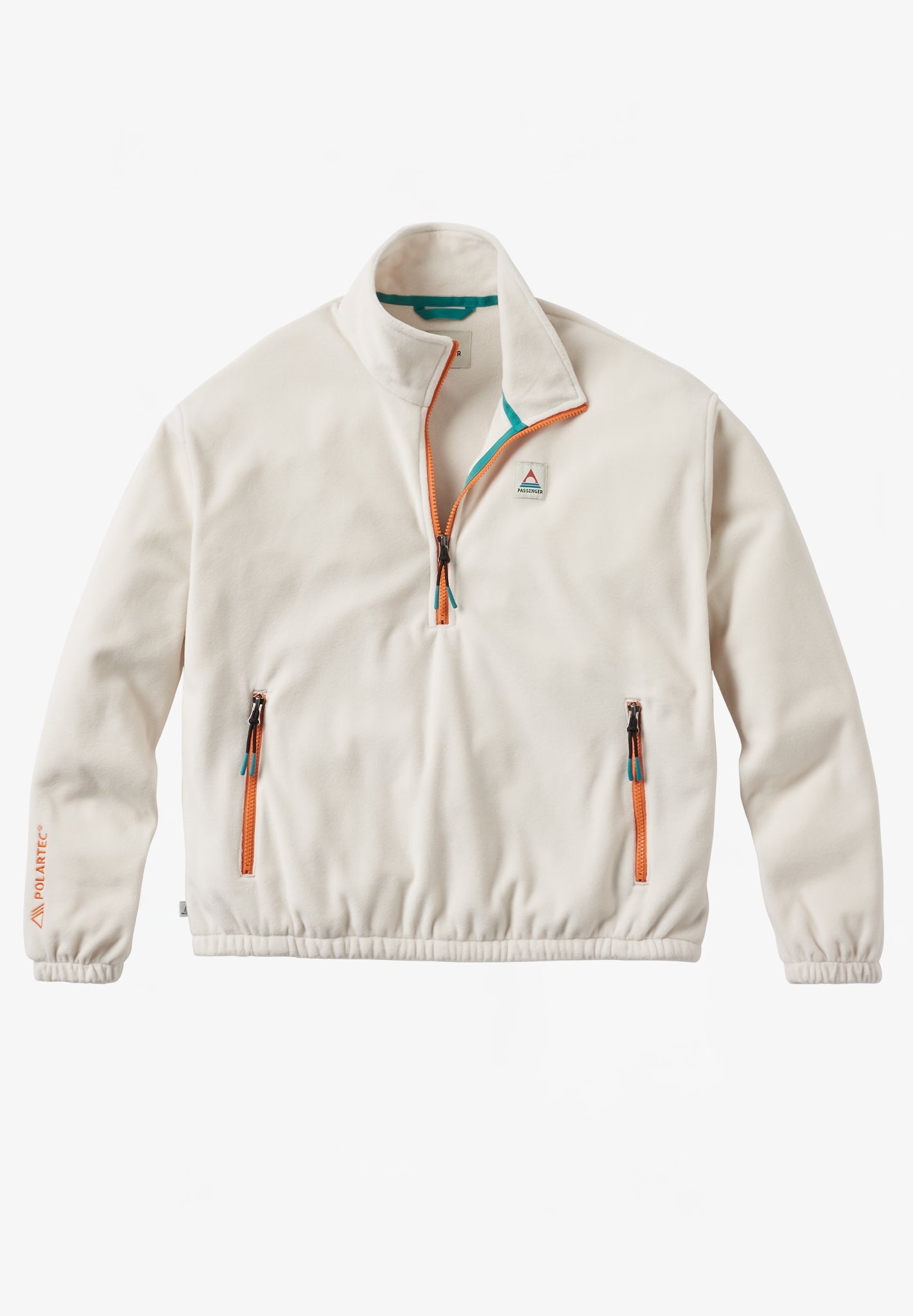 PASSENGER - Ayla Recycled Micro Polartec® Fleece - Vintage White - BACKYARD