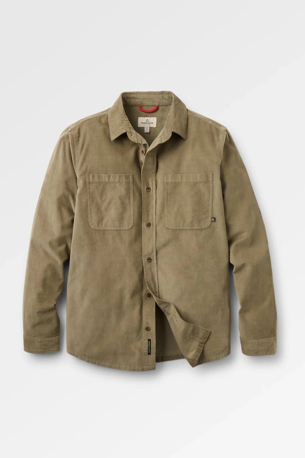 PASSENGER-Backcountry Cord Light Shirt 2.0-Dusty Olive-BACKYARD