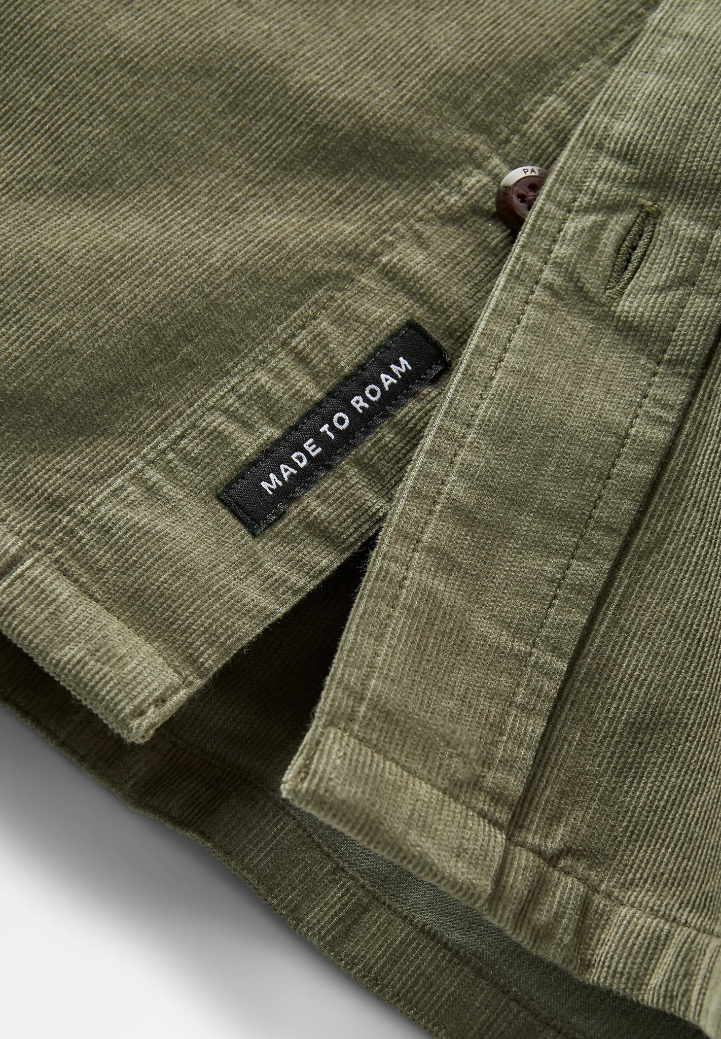 PASSENGER - Backcountry Cord Light Shirt - Dusty Olive - BACKYARD