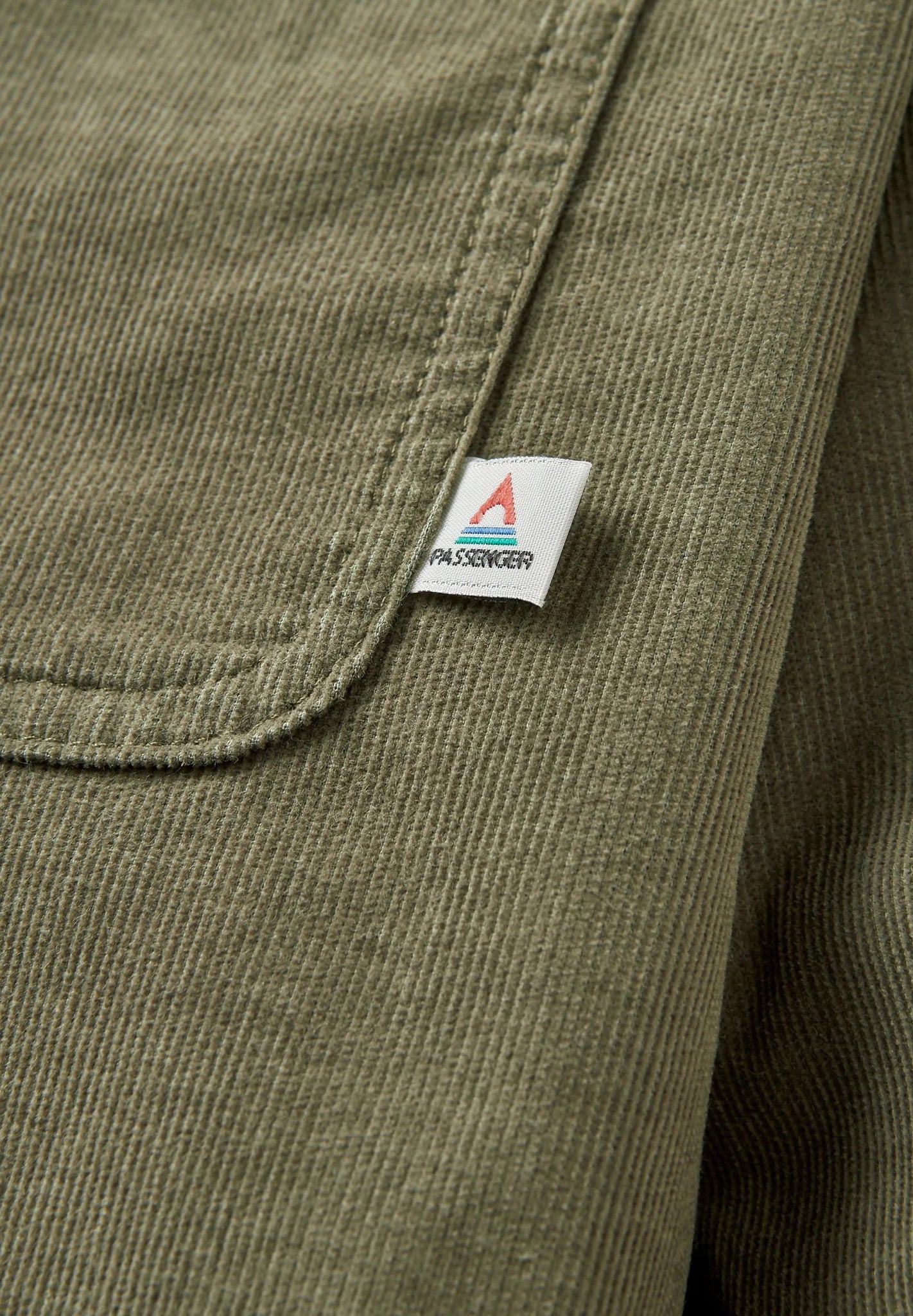 PASSENGER - Backcountry Cord Light Shirt - Dusty Olive - BACKYARD