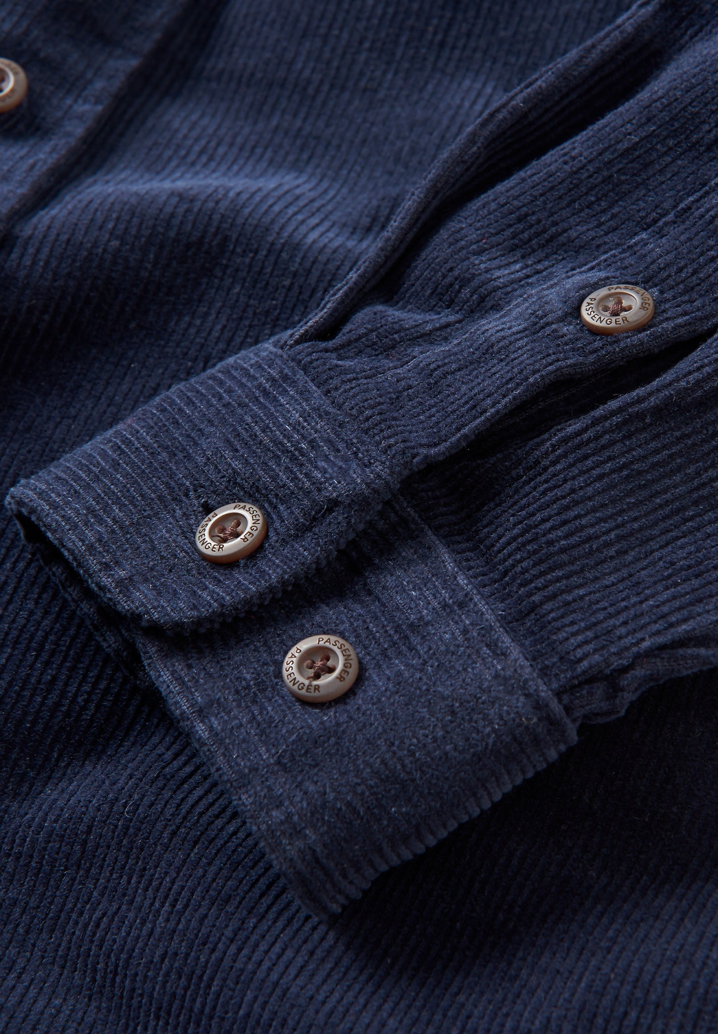 PASSENGER - Backcountry Cord Shirt - Deep Navy - BACKYARD