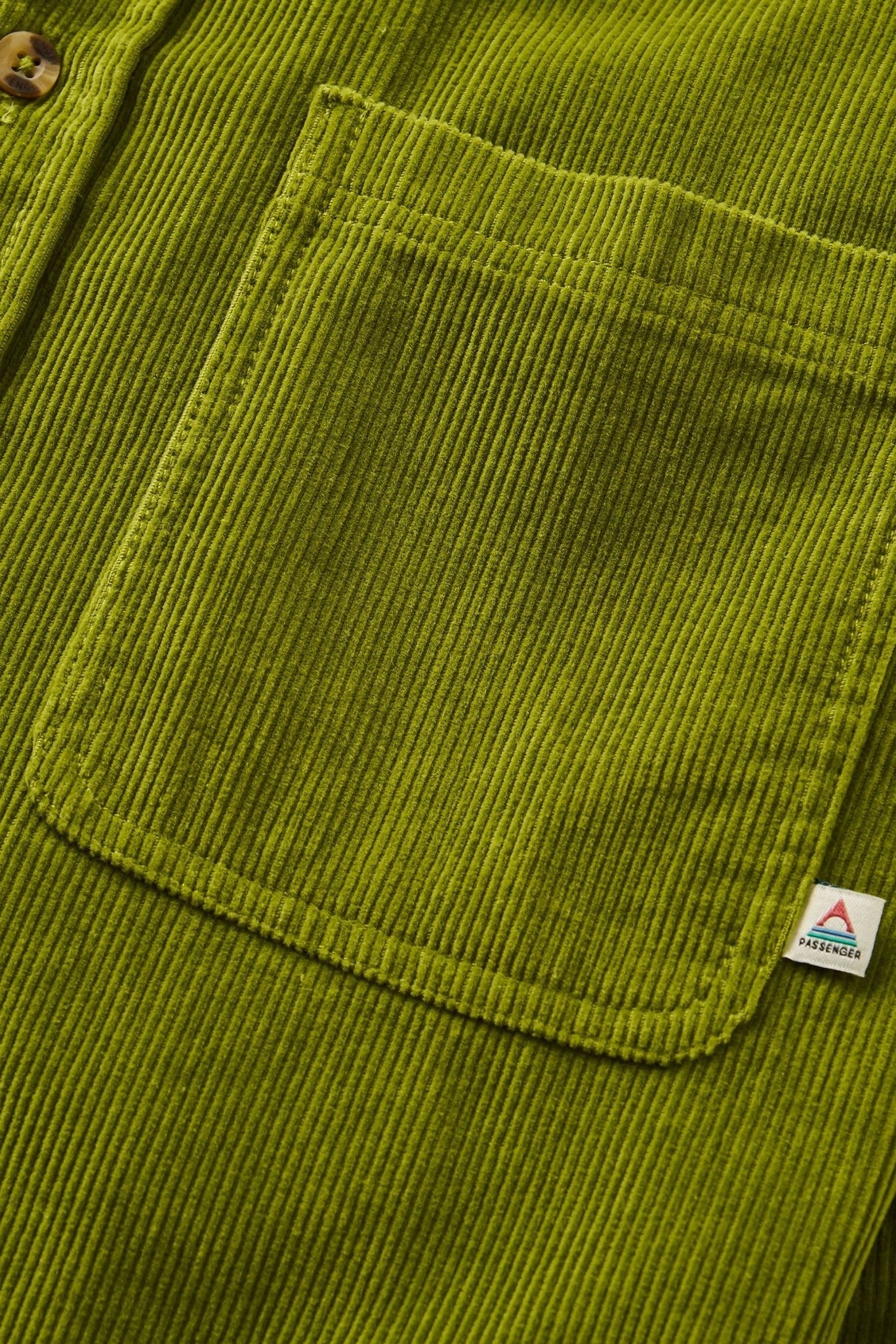 PASSENGER - Backcountry Cord Shirt - Tea Green - BACKYARD