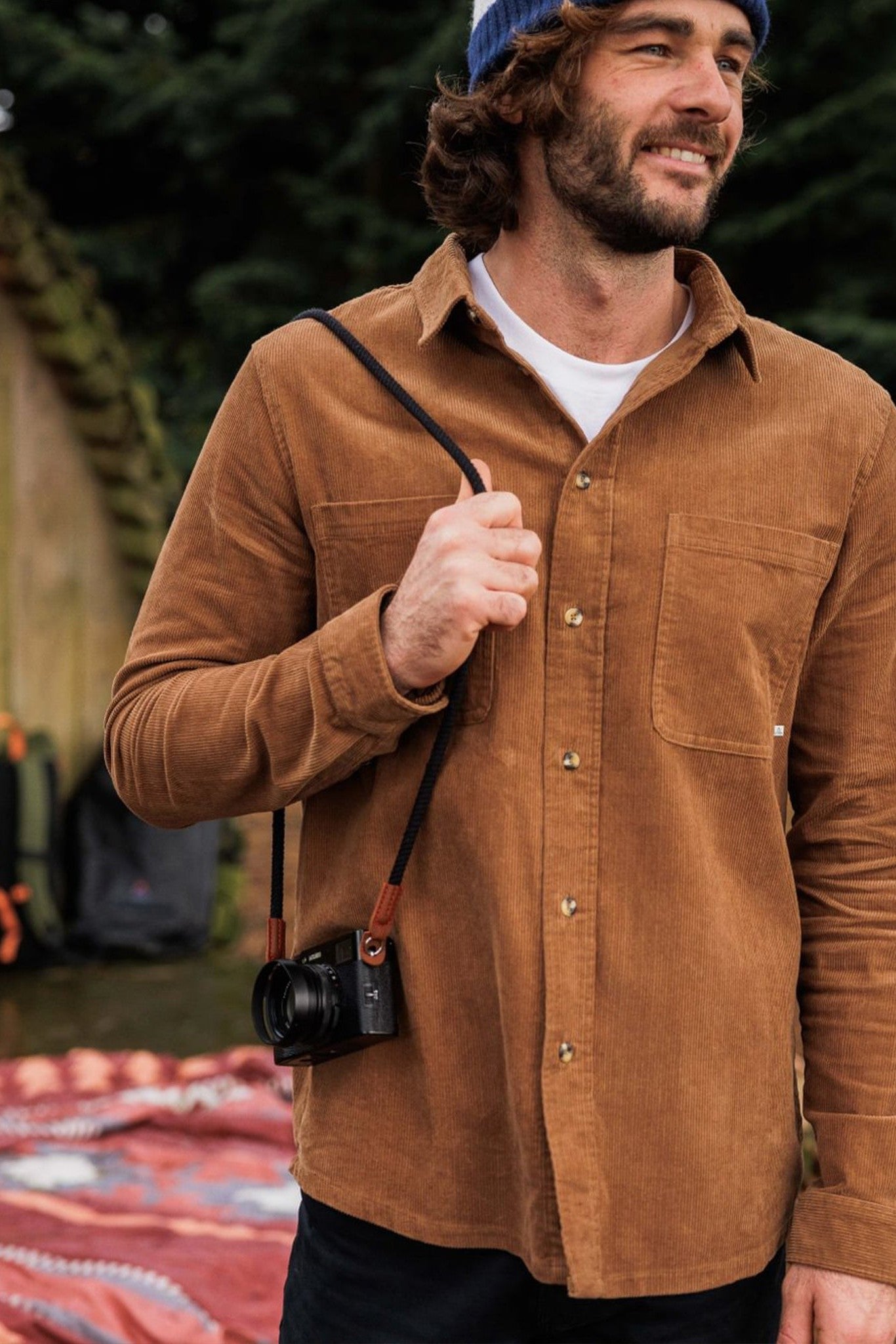 PASSENGER - Backcountry Cord Shirt - Toffee - BACKYARD