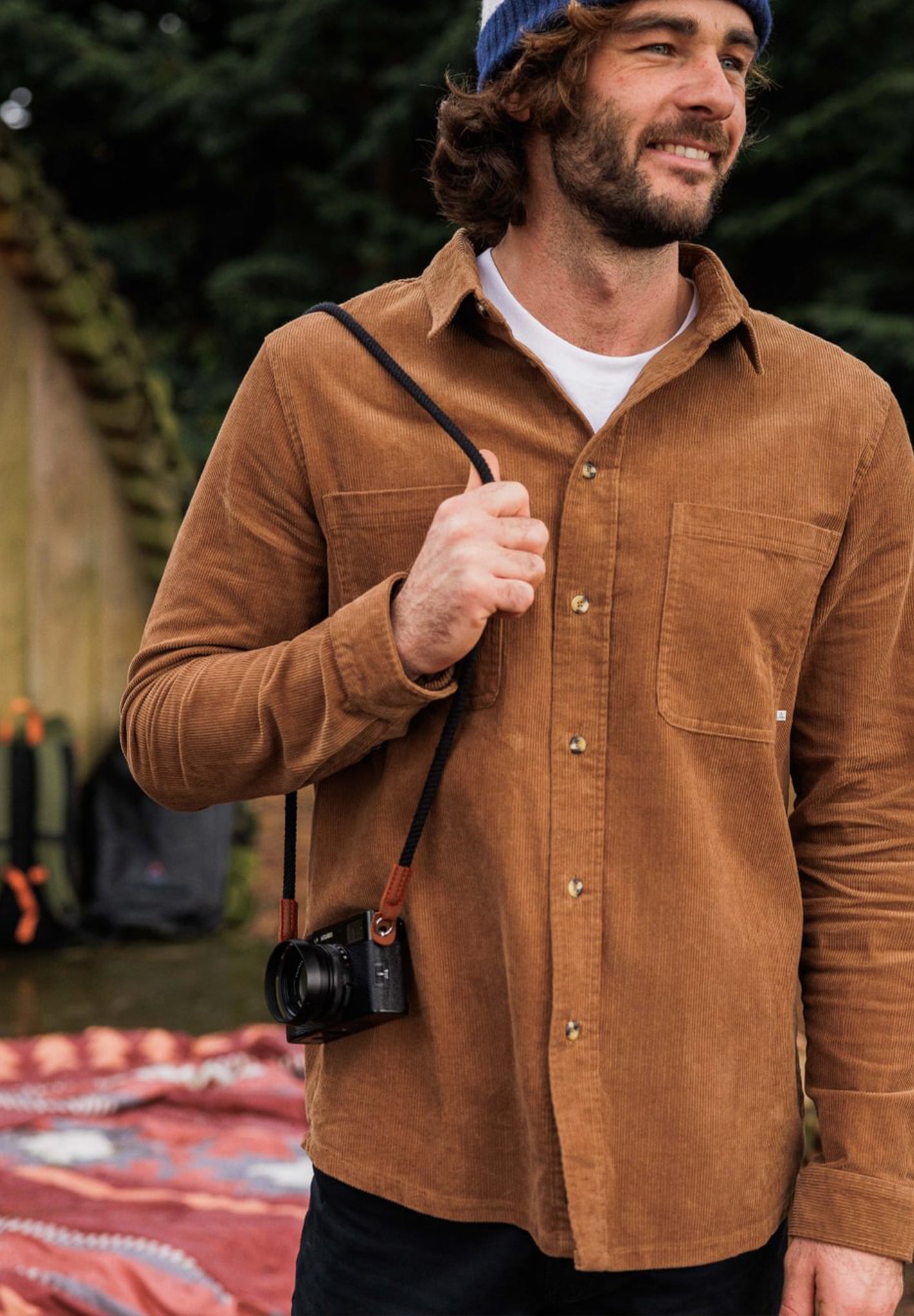 PASSENGER - Backcountry Cord Shirt - Toffee - BACKYARD