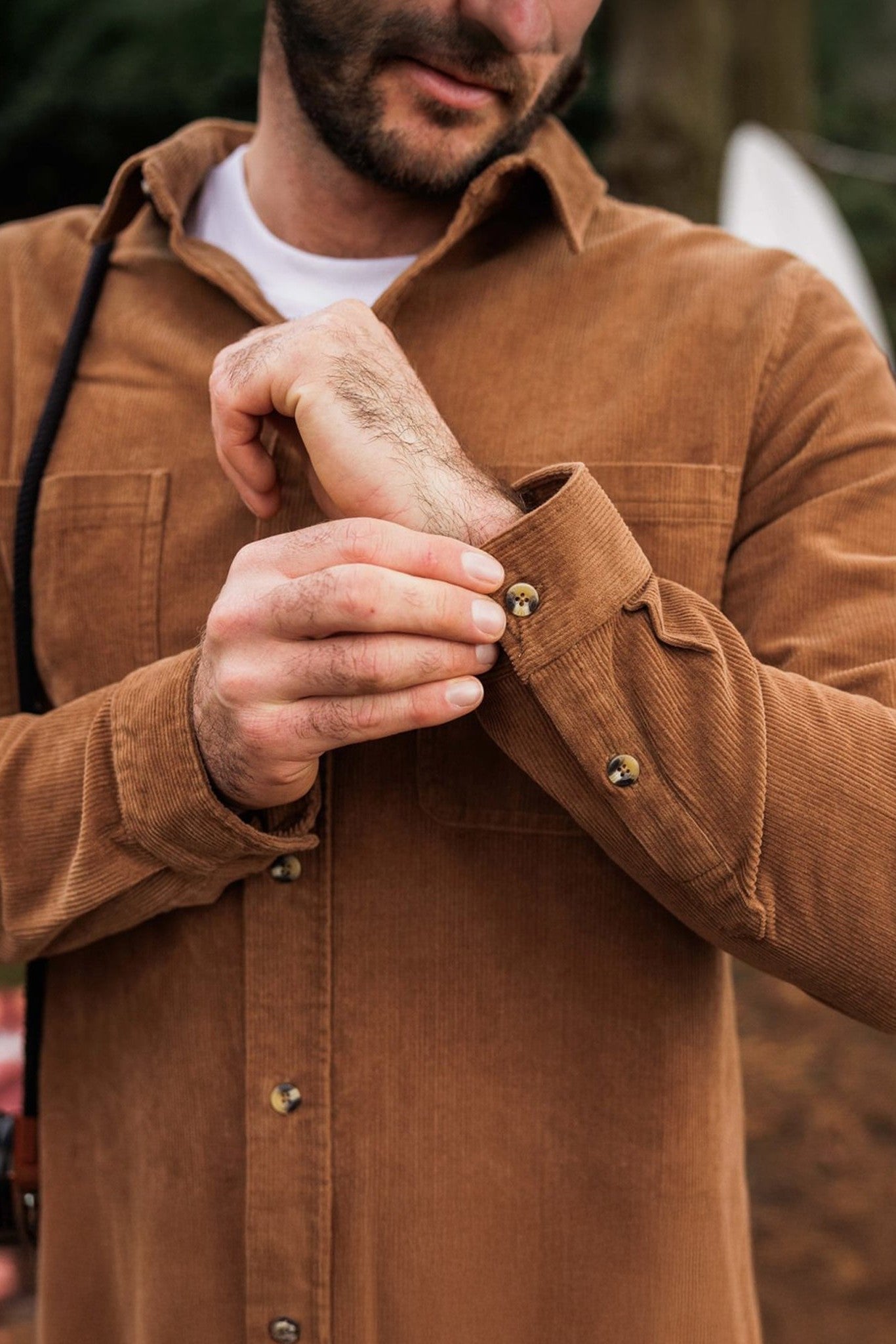 PASSENGER - Backcountry Cord Shirt - Toffee - BACKYARD