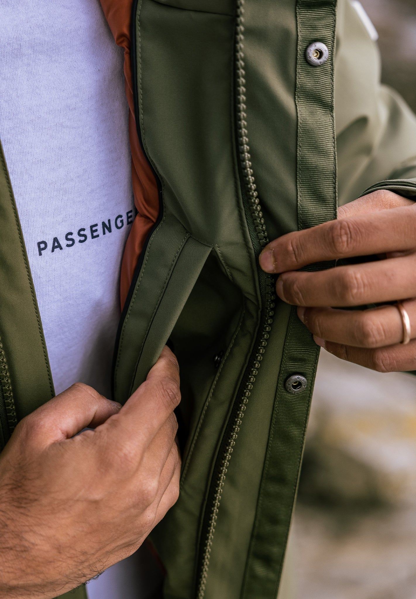 PASSENGER - Baltic Recycled Insulated Parka - Khaki - BACKYARD