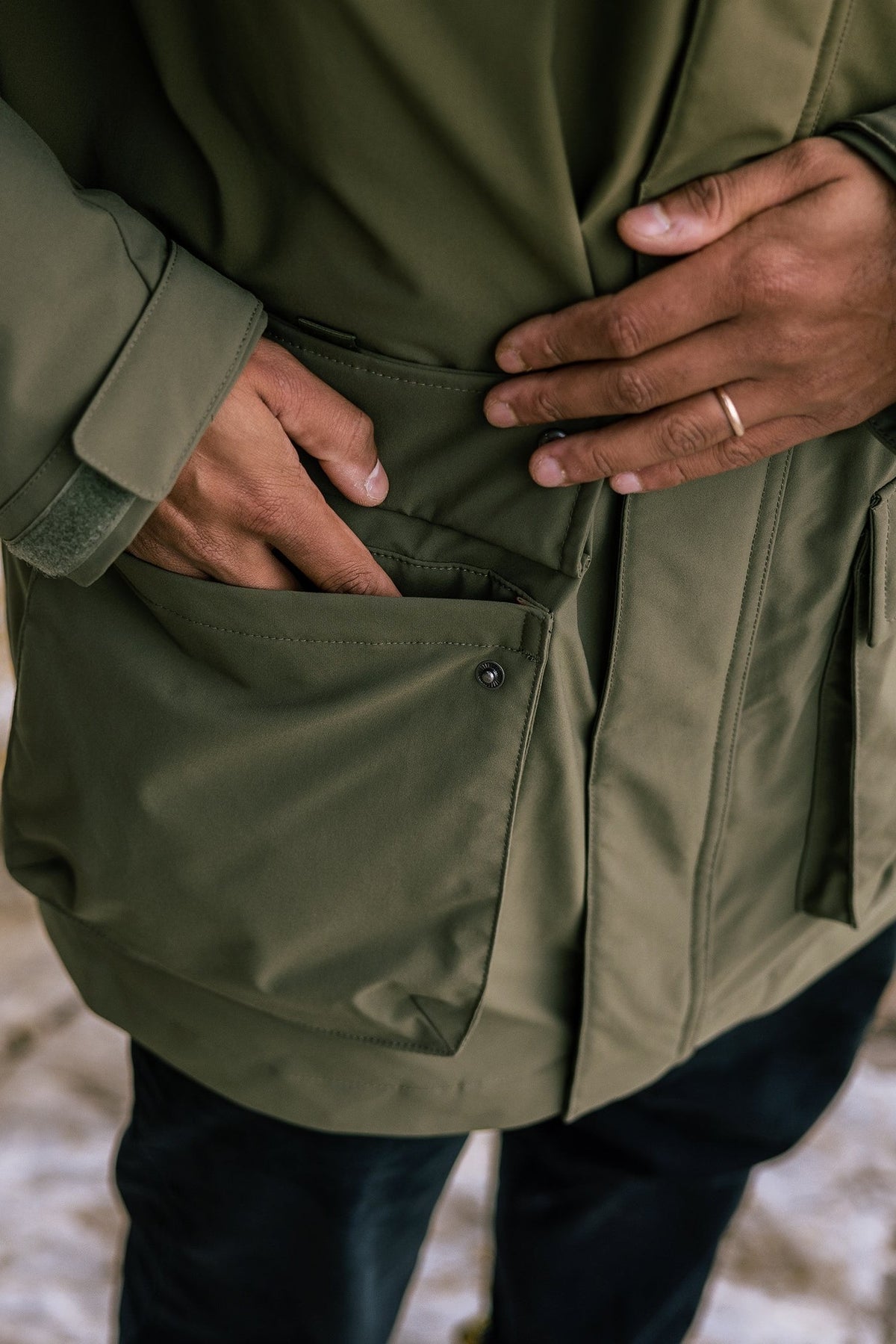 PASSENGER - Baltic Recycled Insulated Parka - Khaki - BACKYARD