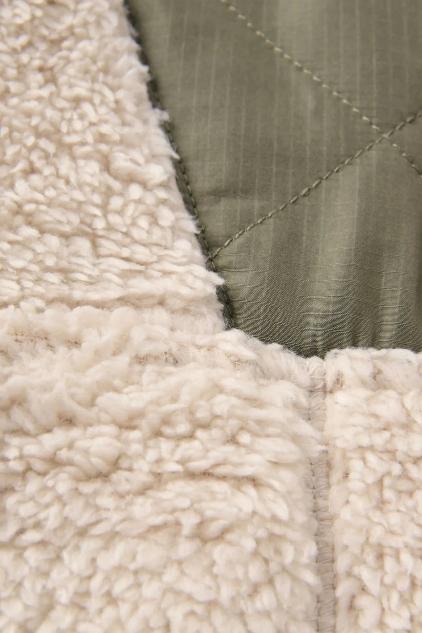 PASSENGER-Beaumont Recycled Sherpa Hooded Fleece 2.0-Vintage White-BACKYARD