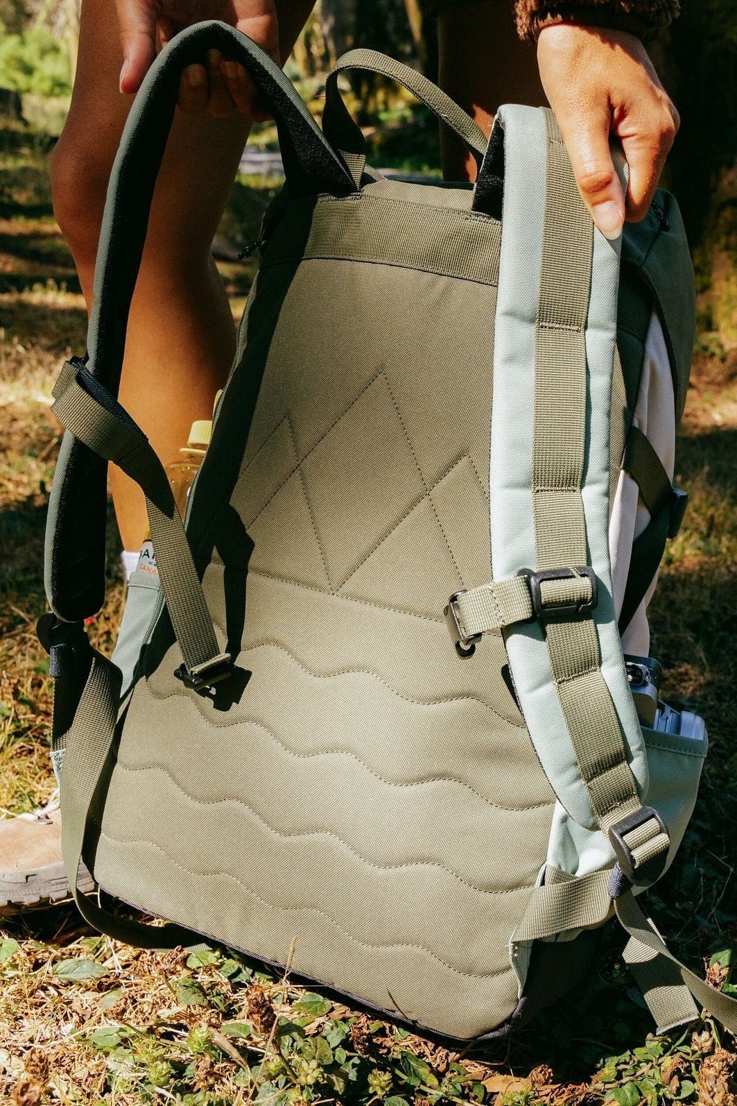 PASSENGER-Boondocker Recycled 26L Backpack 2.0-Pistachio Misty Grey-BACKYARD