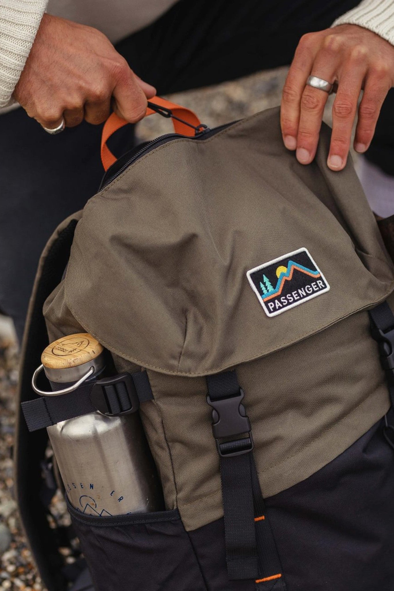 PASSENGER - Boondocker Recycled 26L Backpack - Black Khaki - BACKYARD