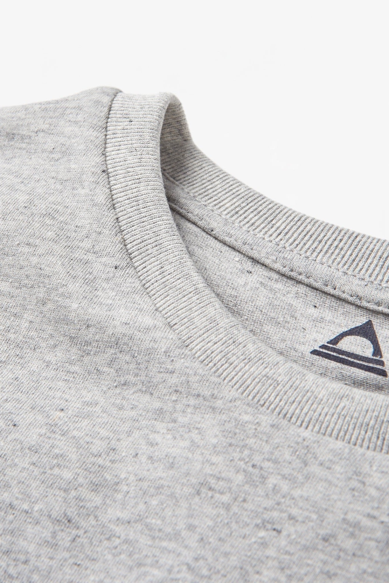 PASSENGER - Classic Logo Recycled Cotton T-Shirt - Mid Grey Marl - BACKYARD