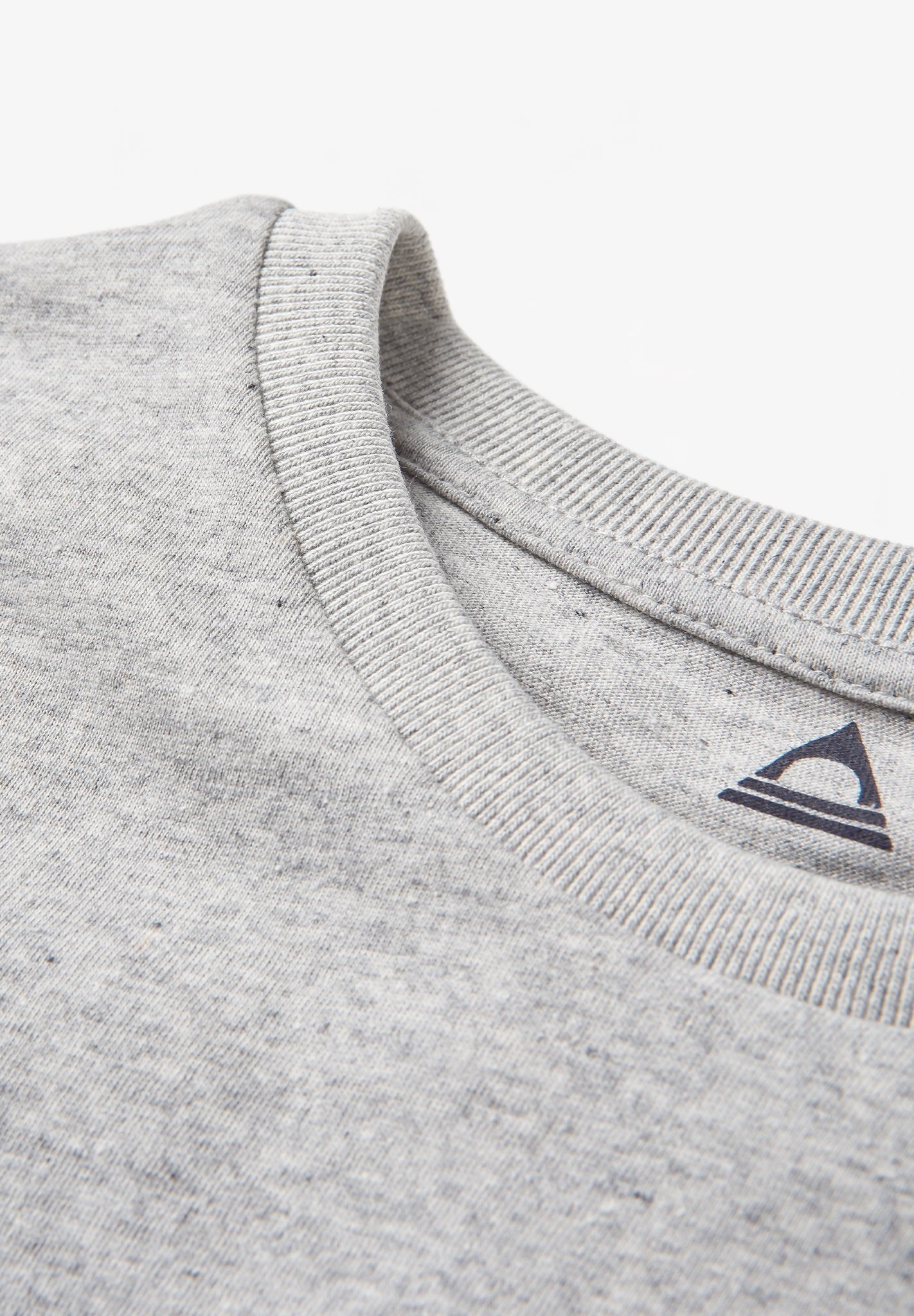 PASSENGER - Classic Logo Recycled Cotton T-Shirt - Mid Grey Marl - BACKYARD