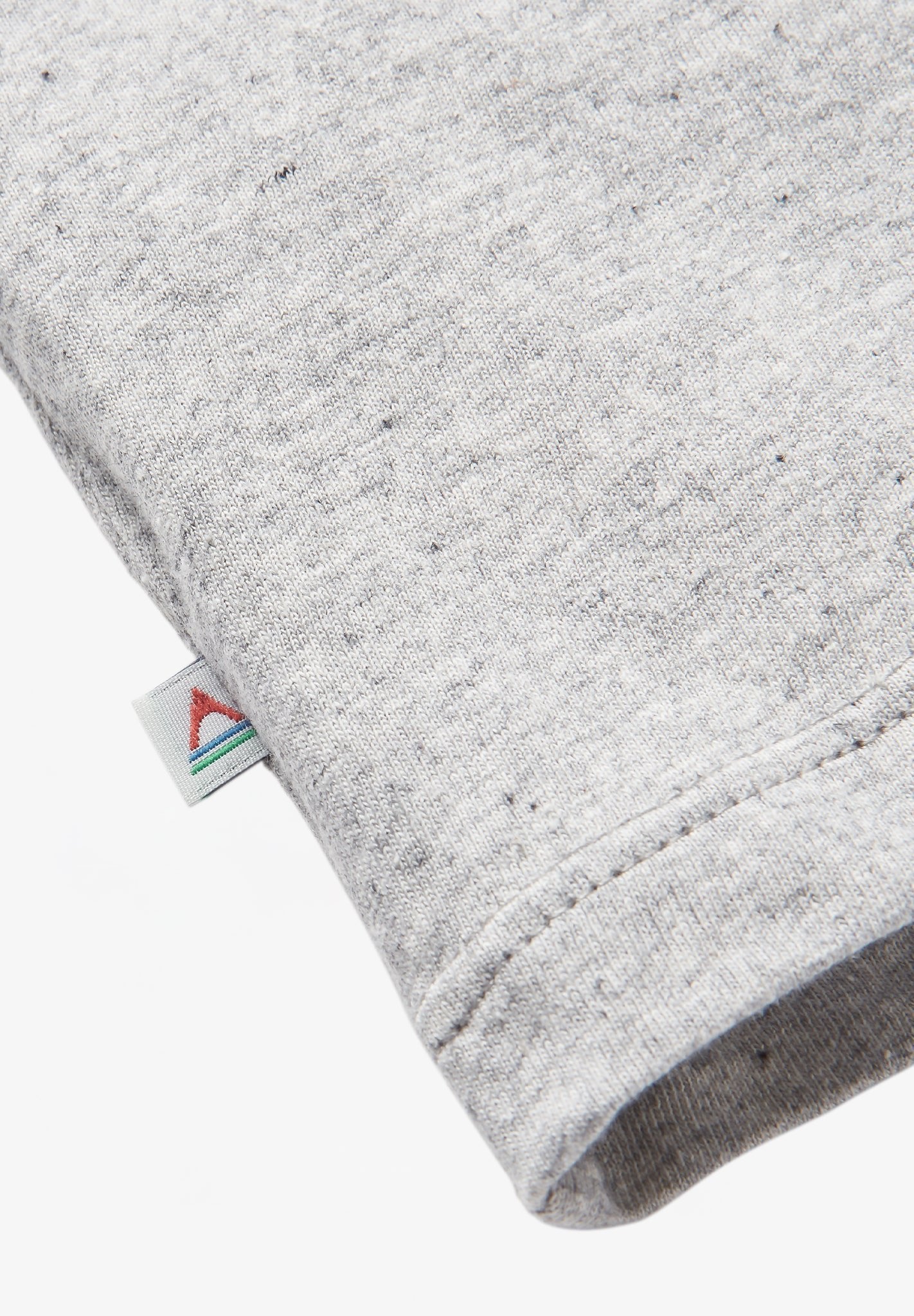 PASSENGER - Classic Logo Recycled Cotton T-Shirt - Mid Grey Marl - BACKYARD