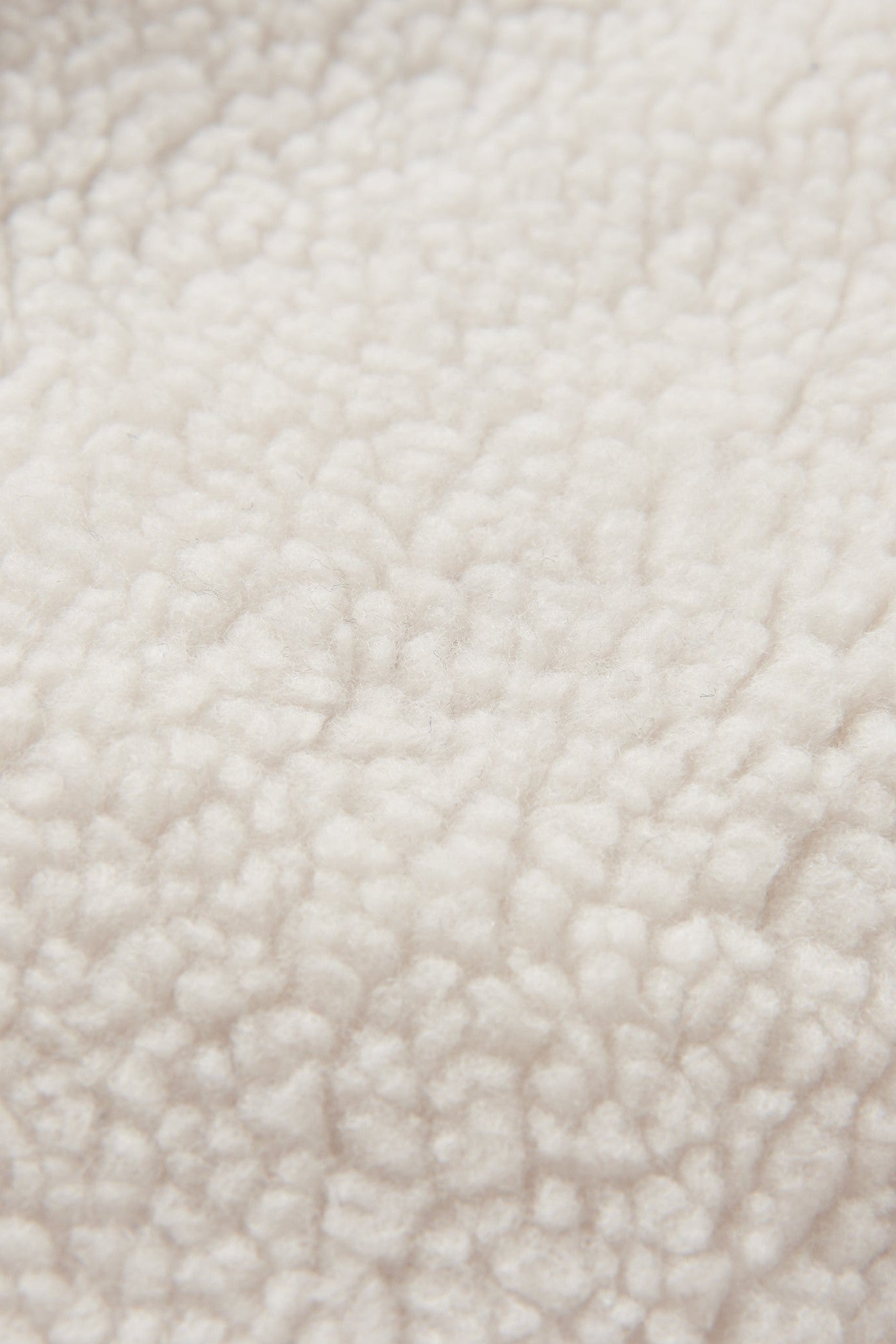 PASSENGER - Clover 2.0 Recycled Sherpa Fleece - Vintage White - BACKYARD