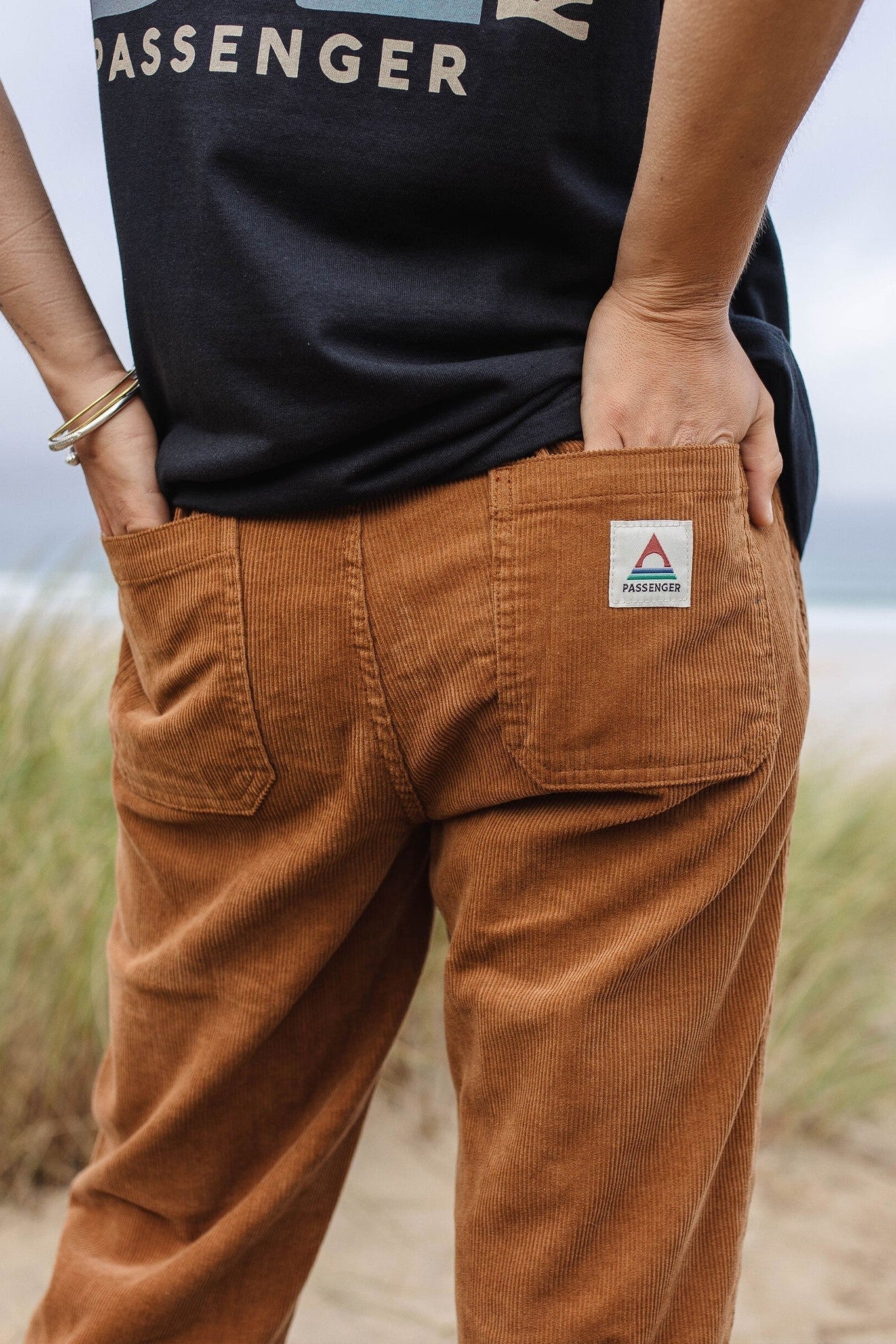 PASSENGER - Compass Recycled Corduroy Trouser - Coconut - BACKYARD