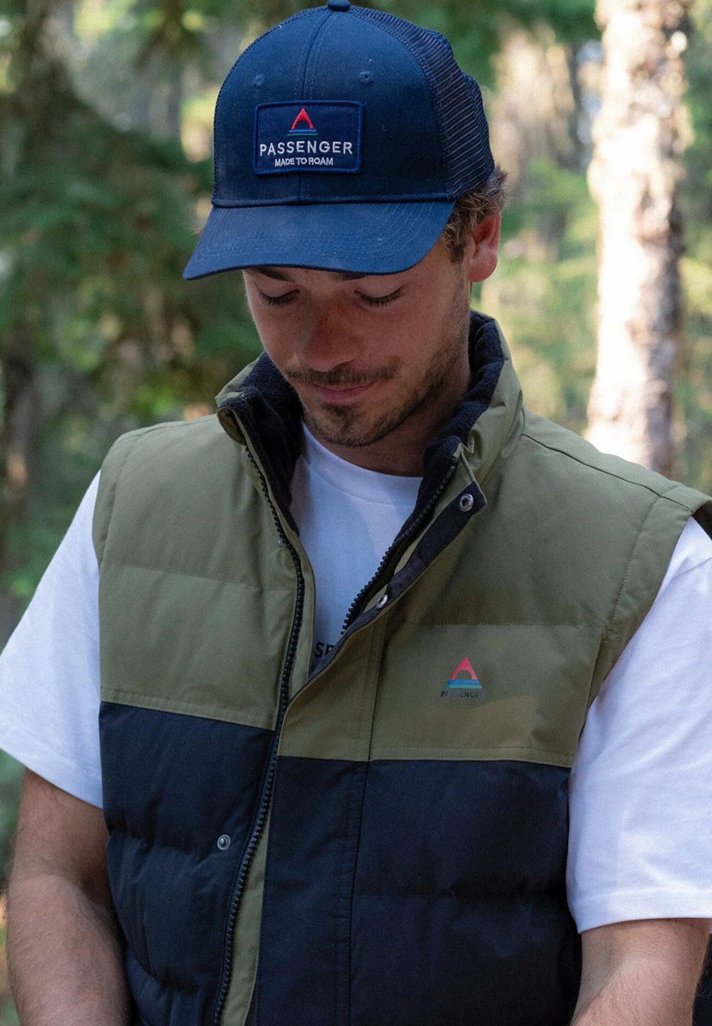 PASSENGER - Core Organic Cotton Trucker Cap - Rich Navy - BACKYARD